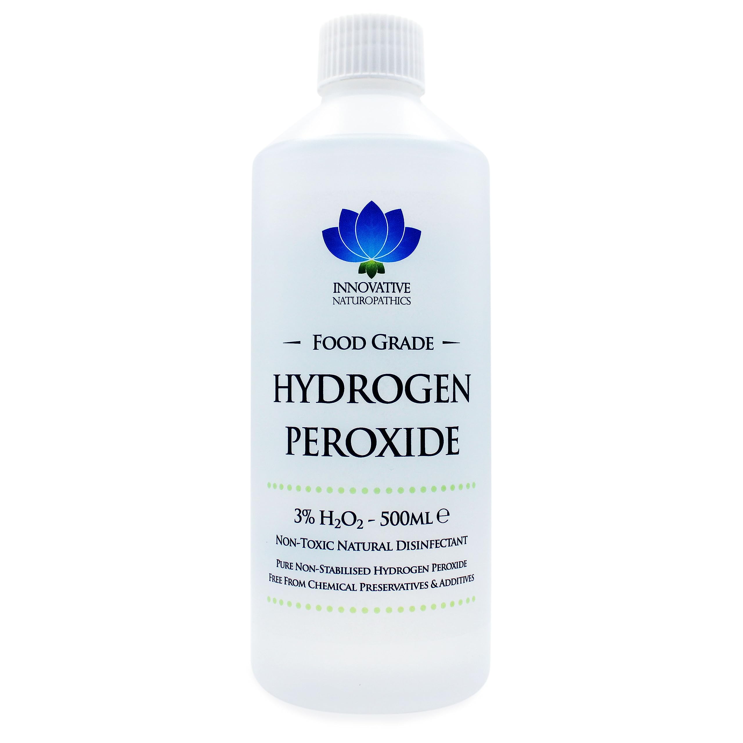 Hydrogen Peroxide Food Grade 3% 500ml Premium Pure Chem Fast Free