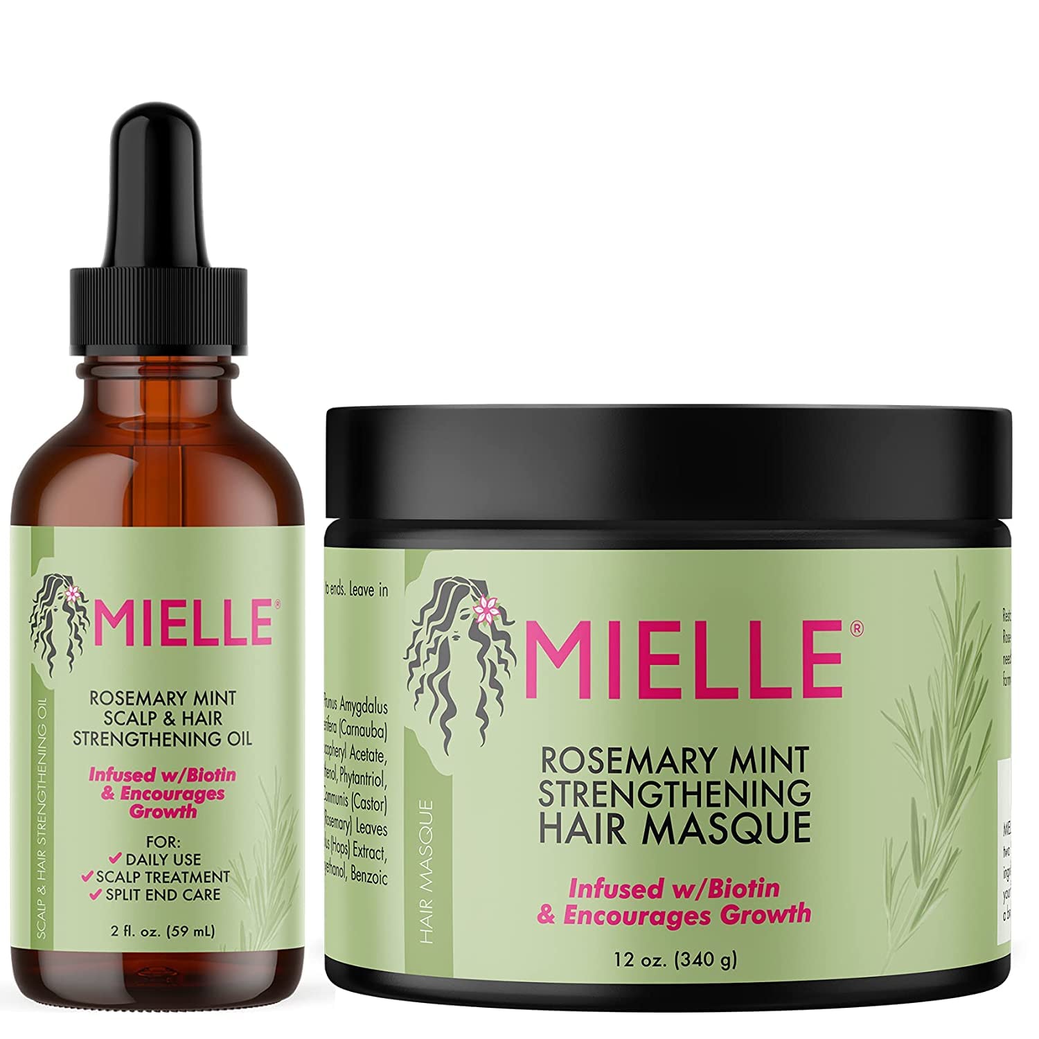 Mielle Organics Rosemary Mint Scalp And Hair Strengthening Oil With Biotin And Rosemary Mint 6401