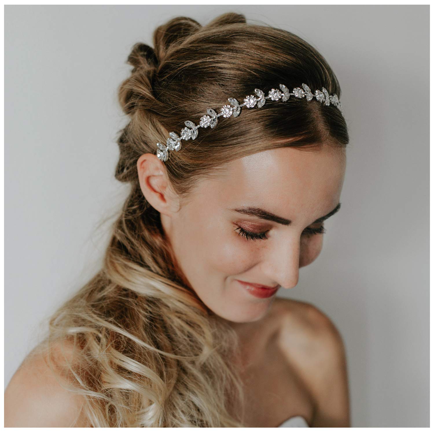 Silver hair band for wedding new arrivals