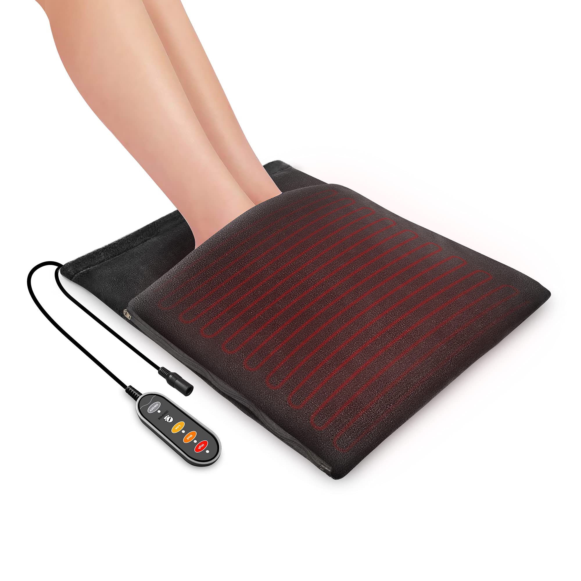 Comfier 2 in 1 Foot Warmer and Heating Pad 12V Safety Voltage