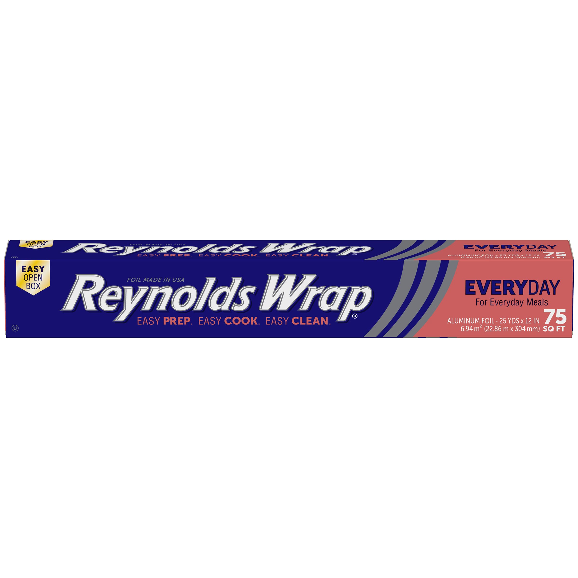 Reynolds Wrap Aluminum Foil, Everyday, 75 Square Feet