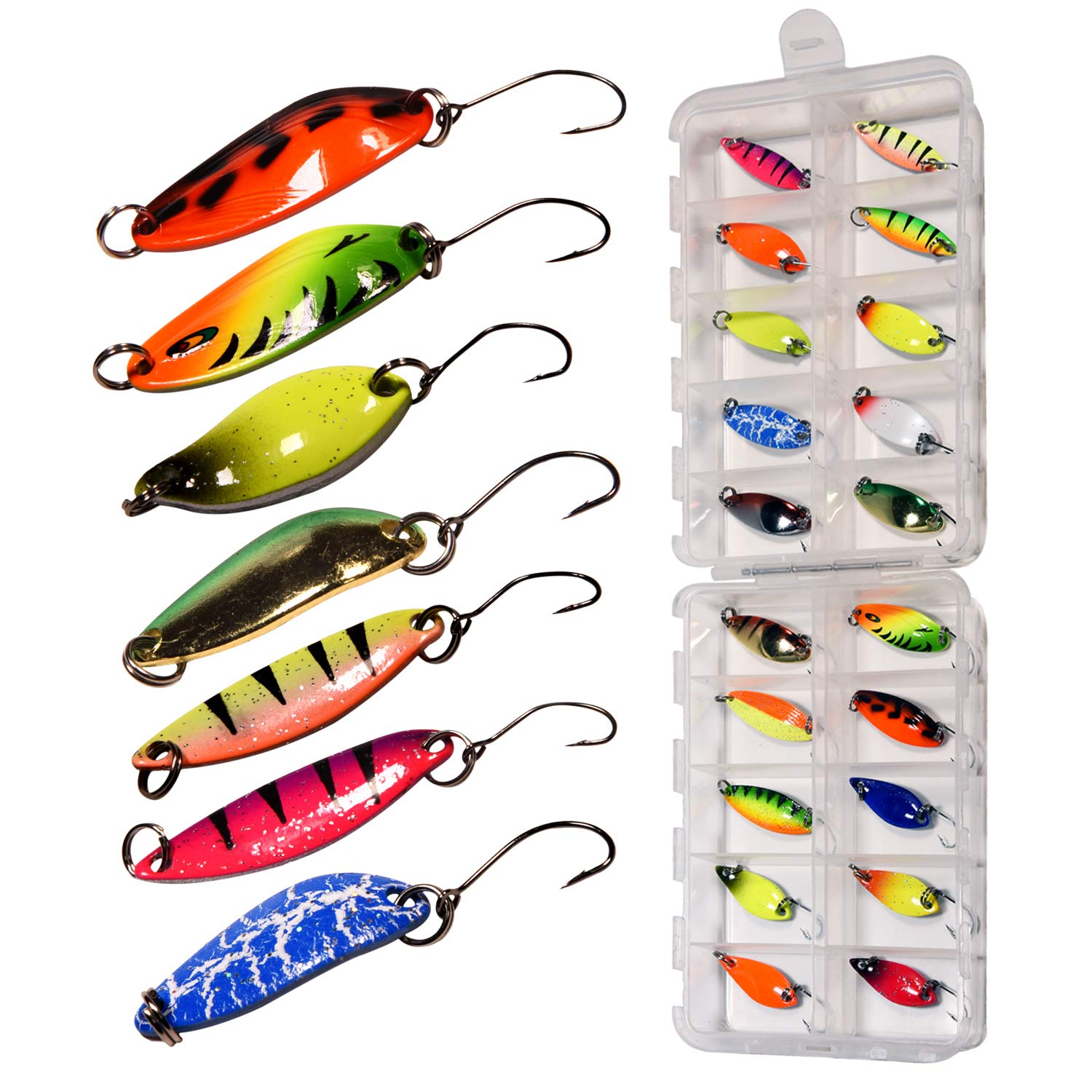 Spoon Fishing Lures for Trout Fishing, 12pcs Fishing India | Ubuy