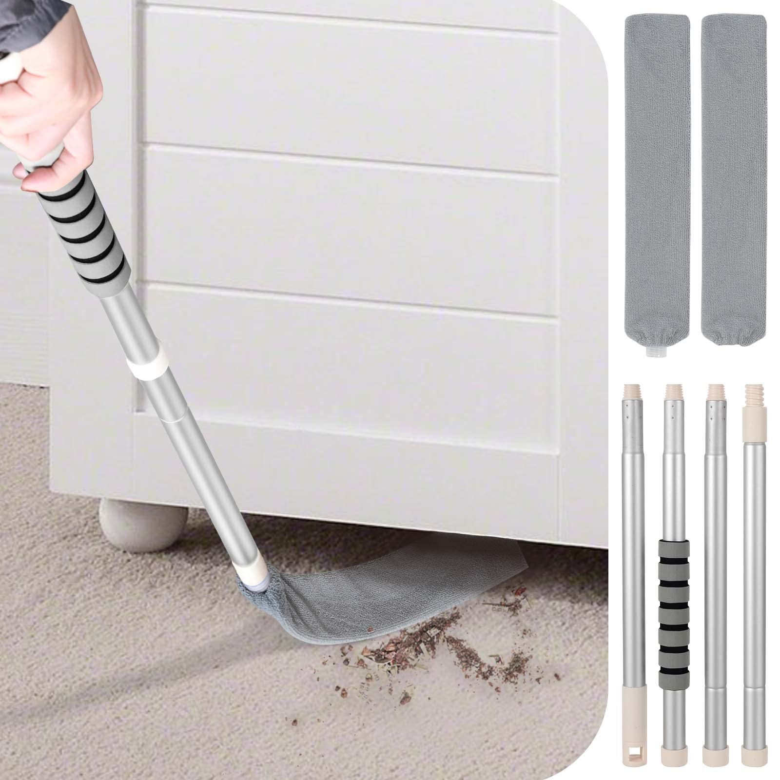 Home Portable Detachable Stove Fridge Household Washable Reusable Dust Brush  Under Appliances Cleaning Tool Long Handle Mop - AliExpress