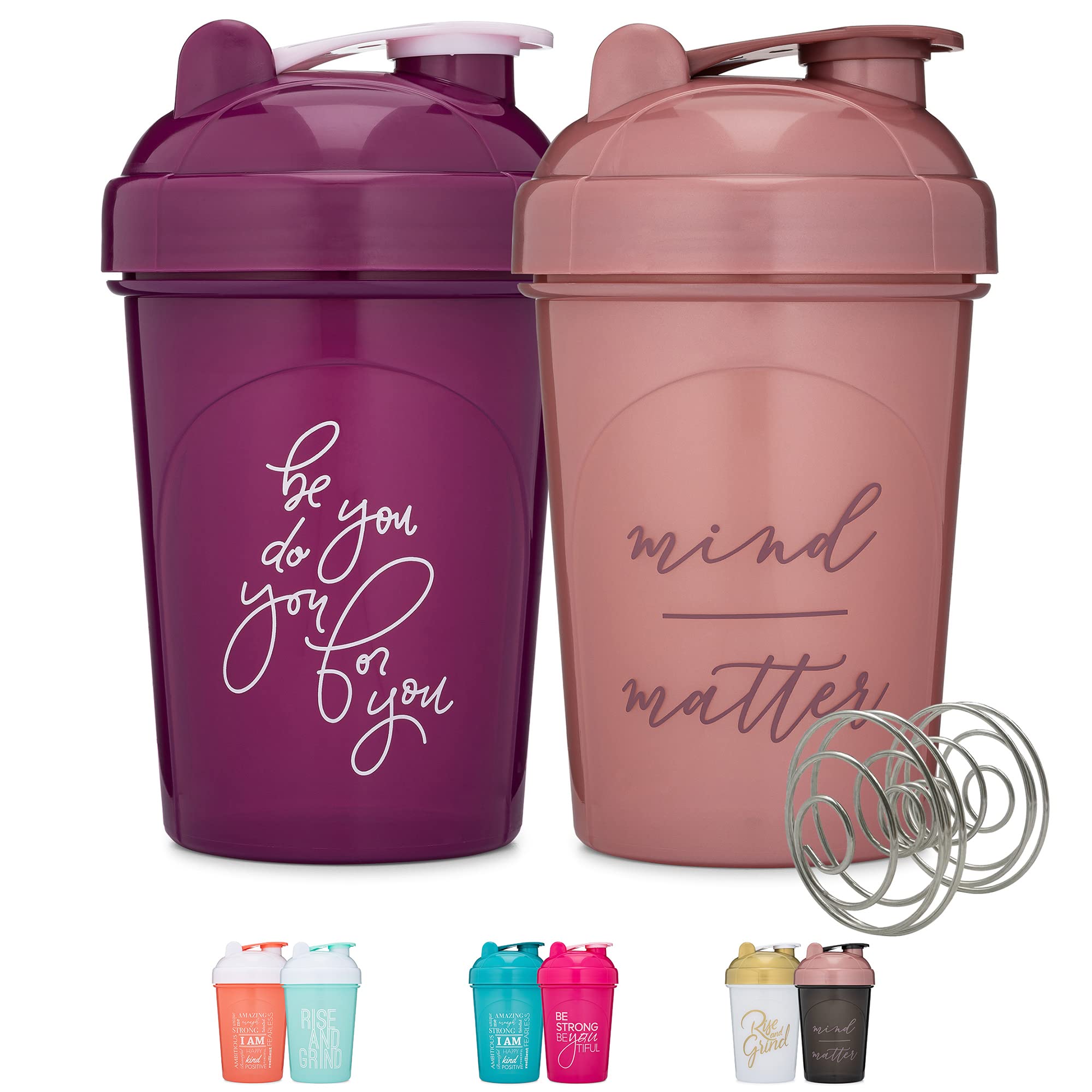 GOMOYO [2 Pack] 28-Ounce Shaker Bottle with Motivational Quotes (Plum &  Black/Rose) | Protein Shaker…See more GOMOYO [2 Pack] 28-Ounce Shaker  Bottle
