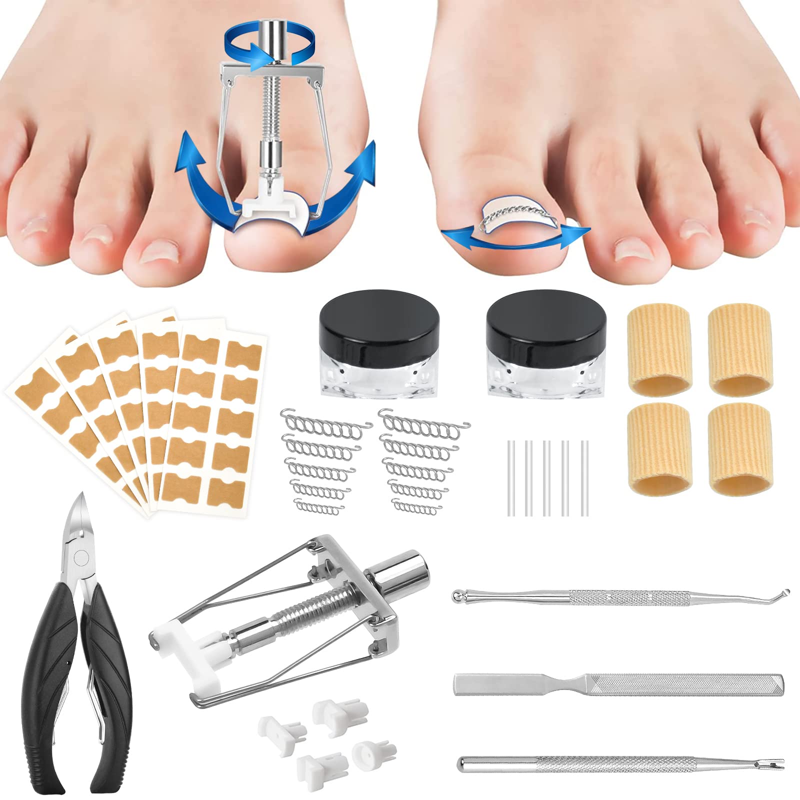 Ingrown Toenail Tool Kit, Professional Podiatrist Nail Clippers