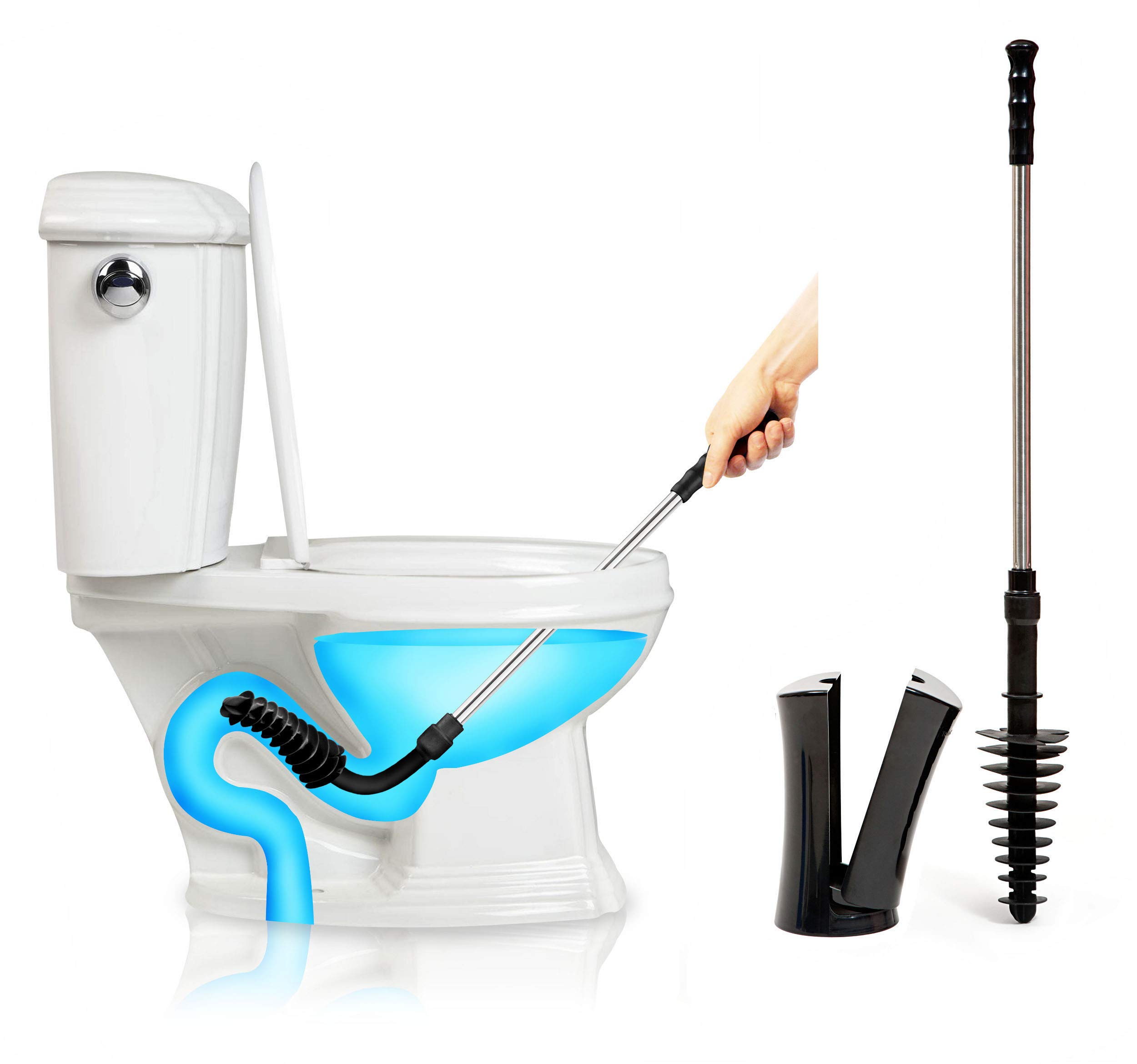 Toilet Drain Unclogging Tool – GizModern