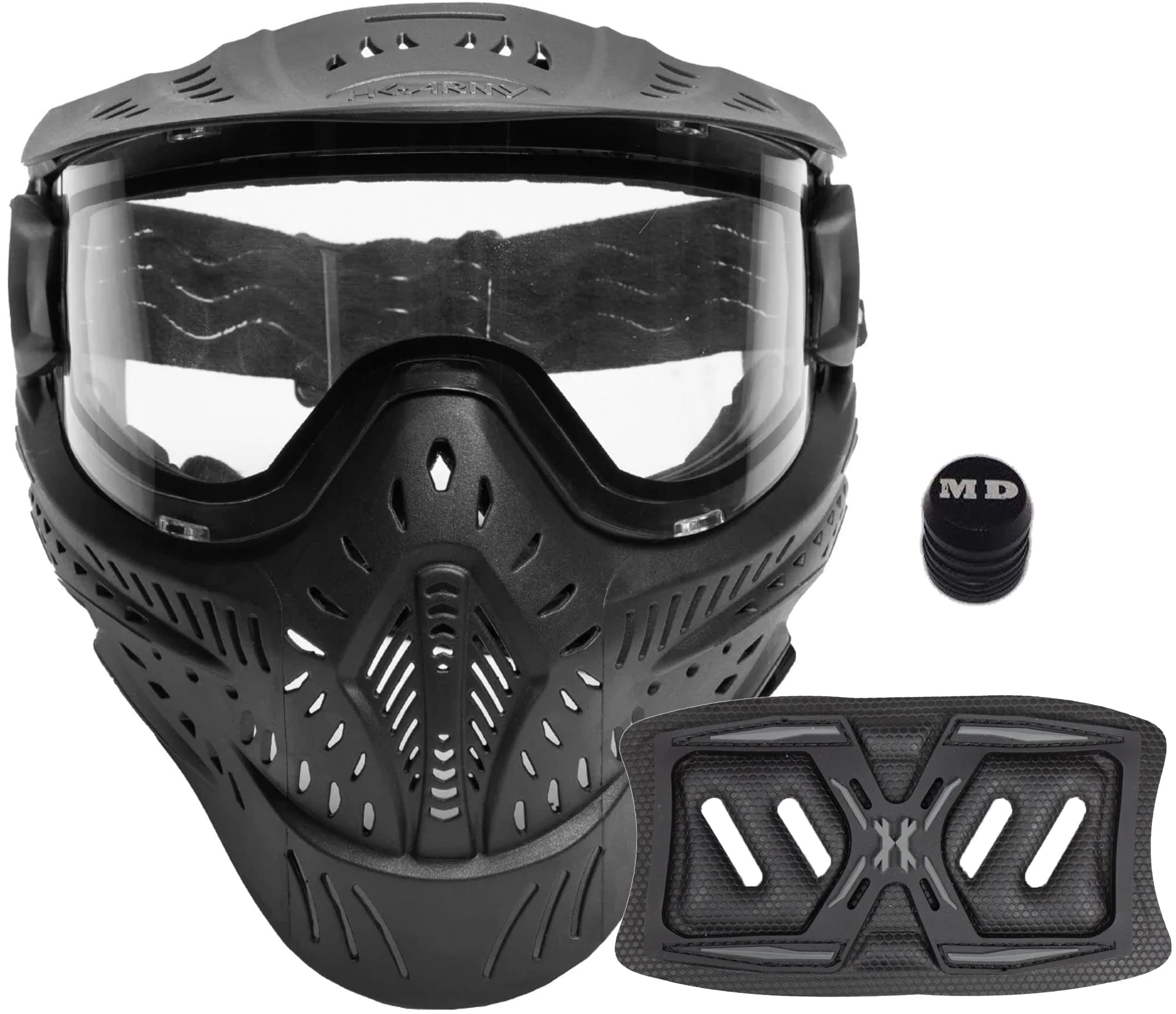 Adult JT Paintball Airsoft Mask With Full Face Shield Clear Goggles  Adjustable 
