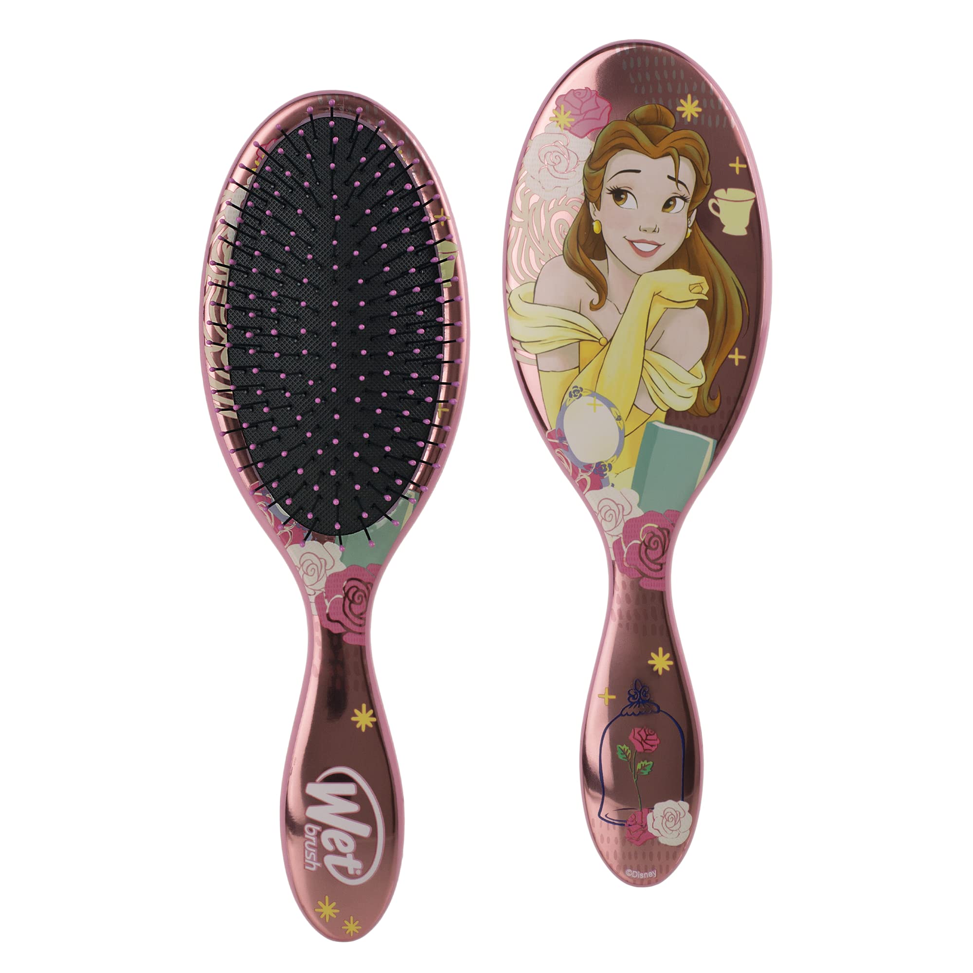 Wet Brush Disney Original Detangler Brush Princess Wholehearted - Rapunzel,  Silver - All Hair Types - Ultra-Soft IntelliFlex