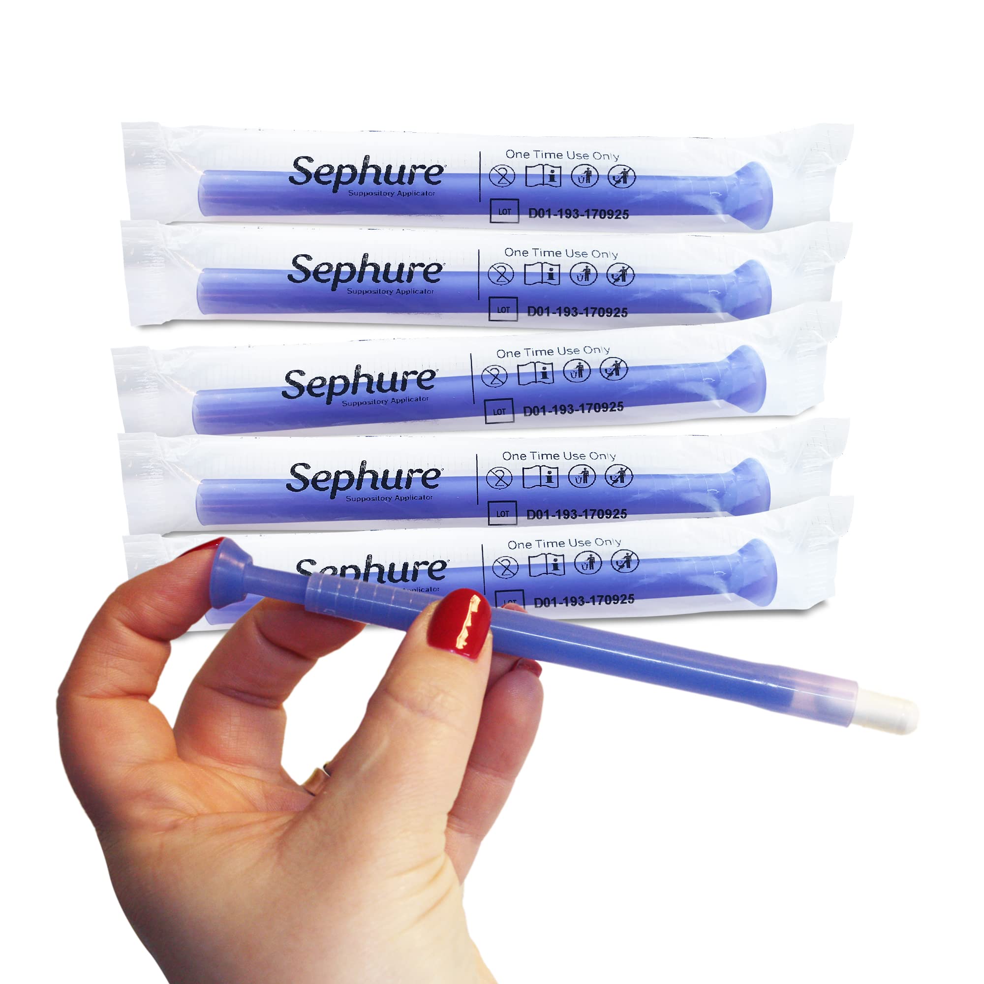 Sephure Easy To Use Suppository Applicator For Women Disposable Vaginal Applicator For