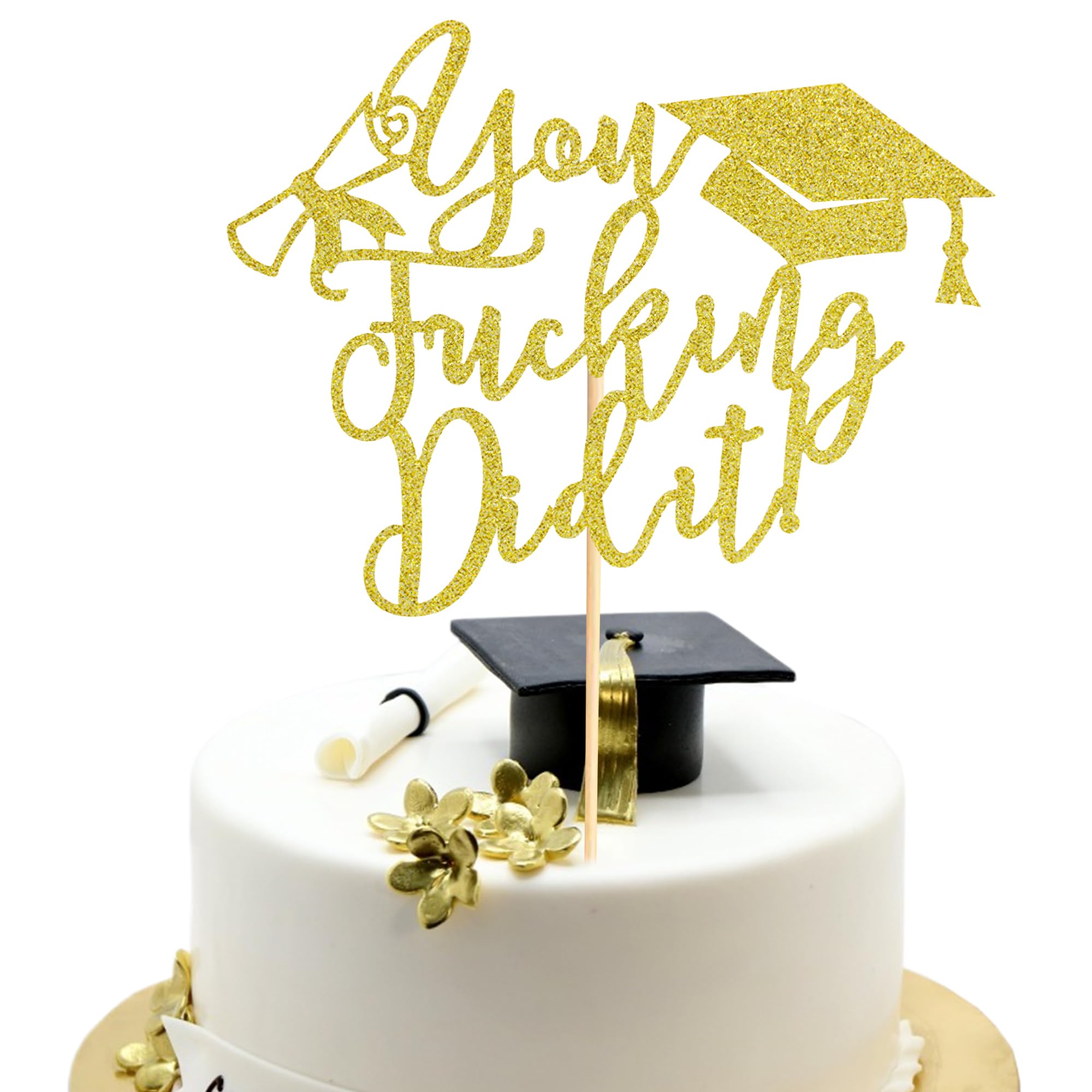 Arthsdite 1Pc You Did It Cake Topper/Class of 2024 Cake Decorations ...