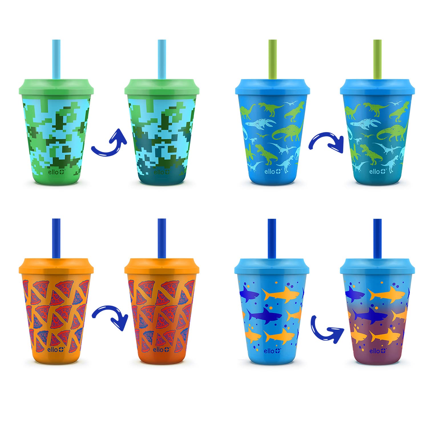 12oz Reusable Plastic Kids Cups