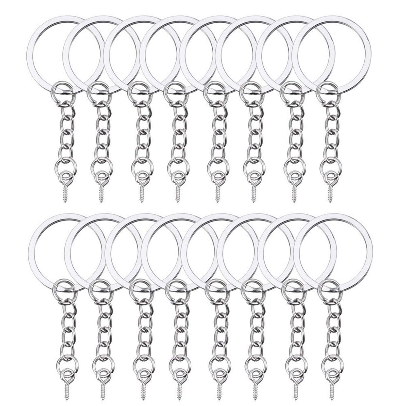 100Pcs Open Jump Rings 20Mm Nickel Jewelry Connectors for Jewelry