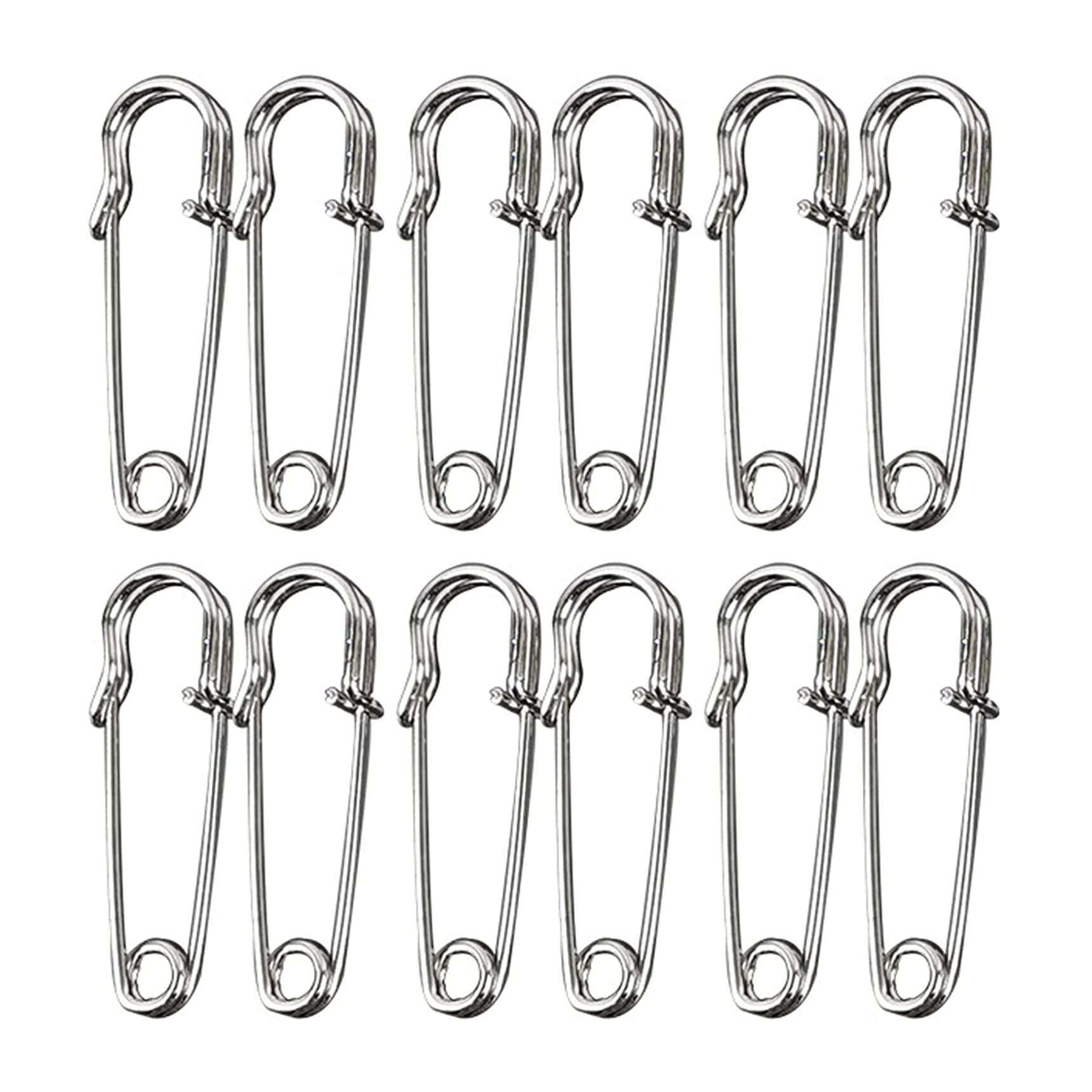 10PCS 75MM Extra Large Safety Pins Steel Blanket Pins Bulk Heavy Duty Safety  Pins Decorative for