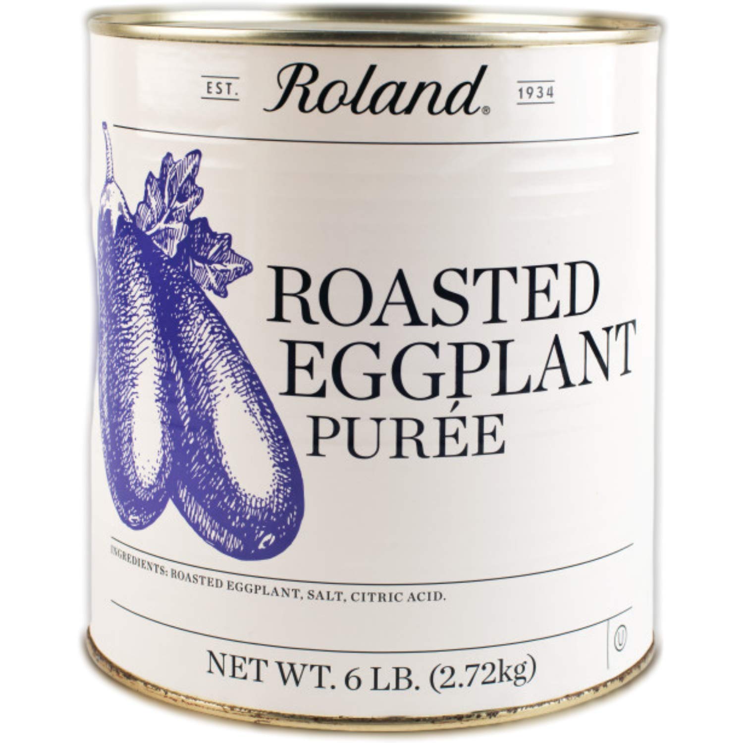 Roland Foods Roasted Eggplant Puree Specialty Imported Food 6 Lb Can