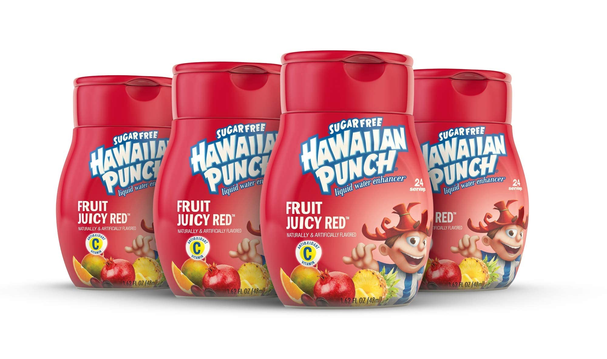 Hawaiian Punch Fruit Juicy Red Juice Drink 10 oz Bottles