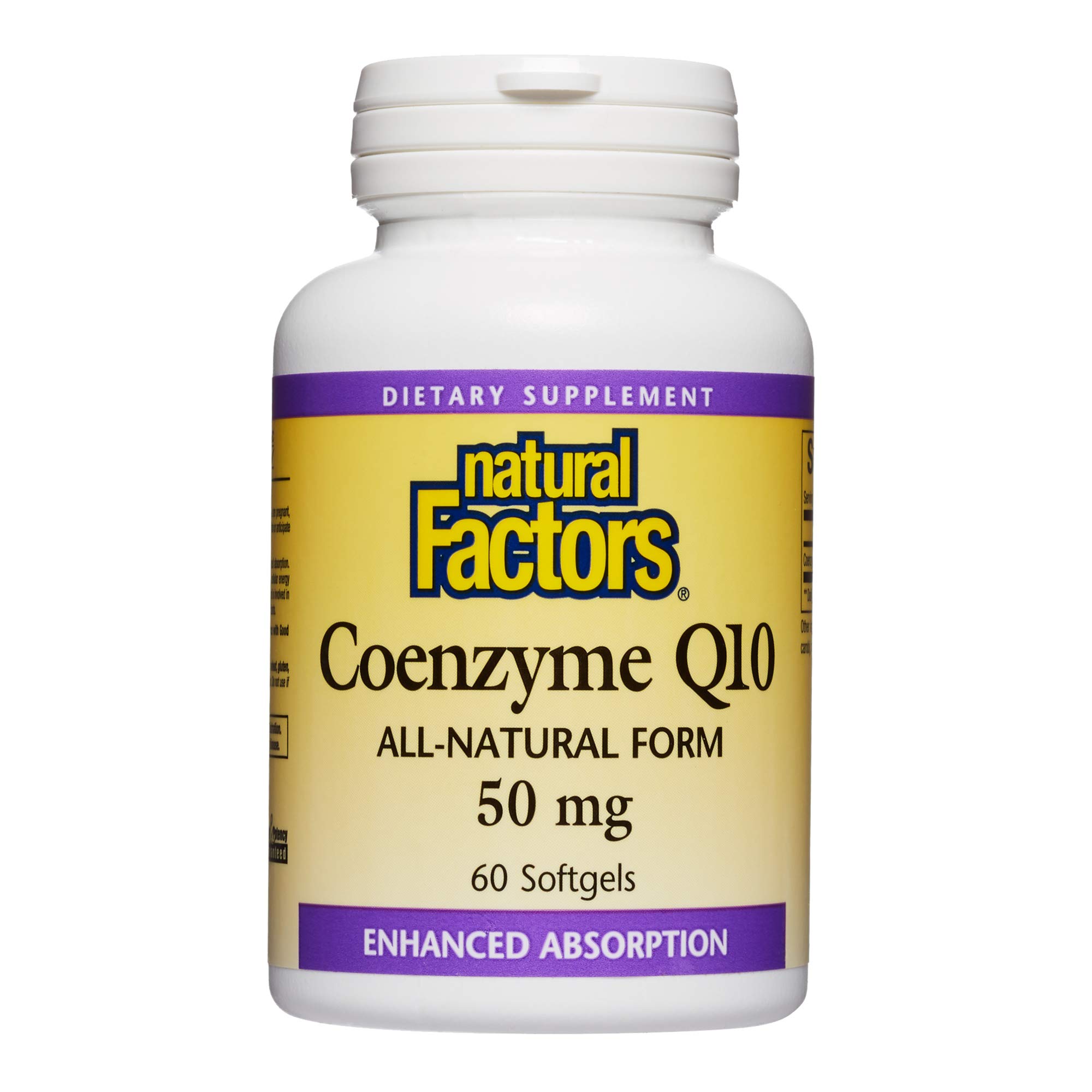 GoSupps Natural Factors Coenzyme Q10 50 mg 60 Softgels