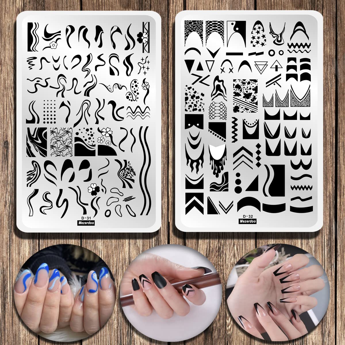 Nail Art Stencil Stamp Plates | Nail Art Image Plate Template - New Nail  Art Stamping - Aliexpress
