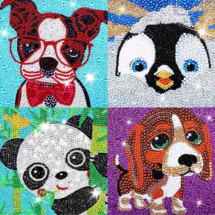 String Art Kits For Kids Ages 8,12 Cartoon Animal Diamond Painting