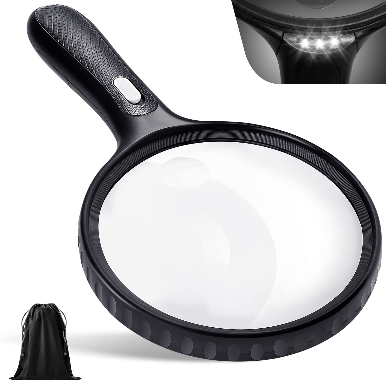 5.5 inch extra large magnifying glass
