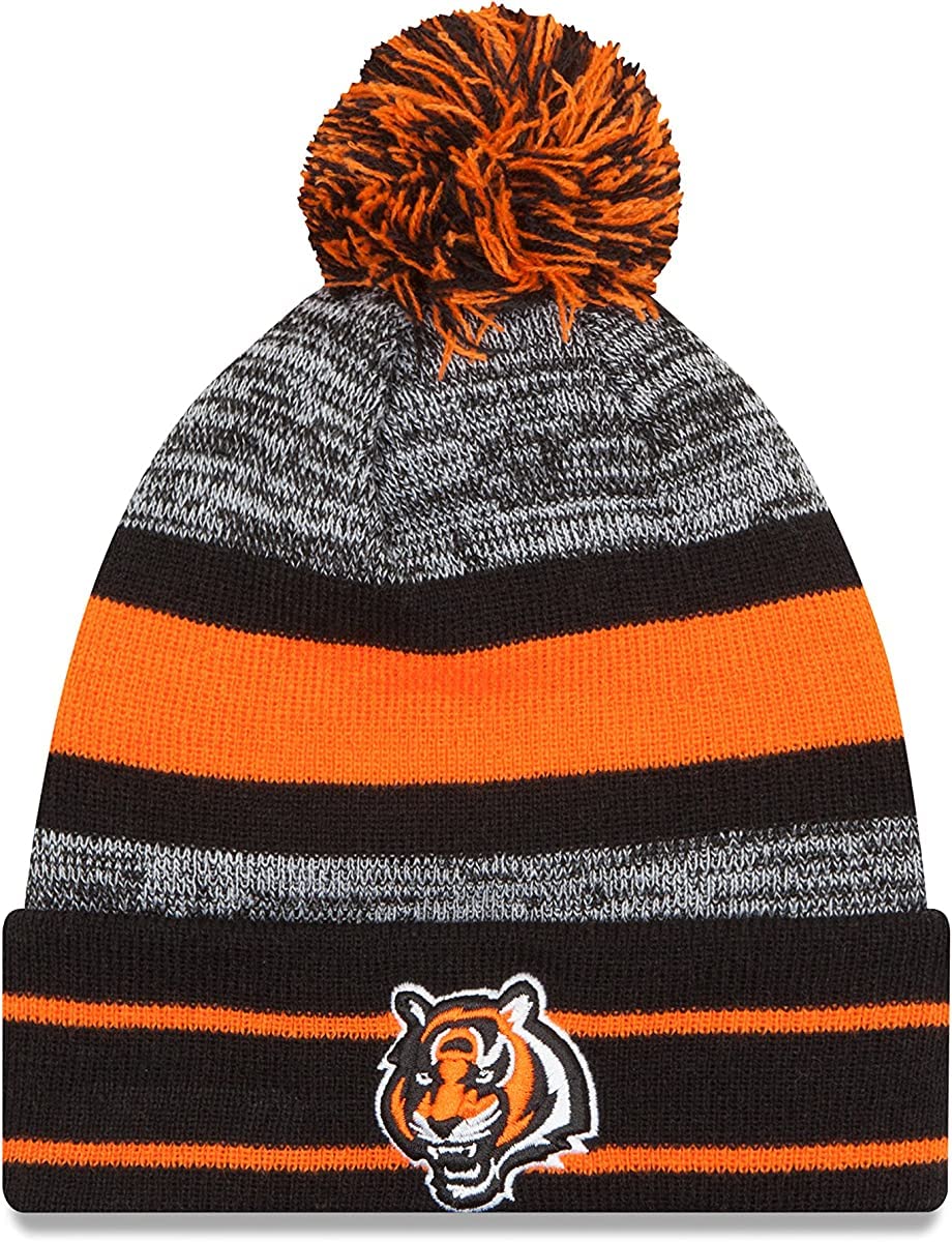 The Bengals Beanie Yarn Pom, Cincinnati Beanies