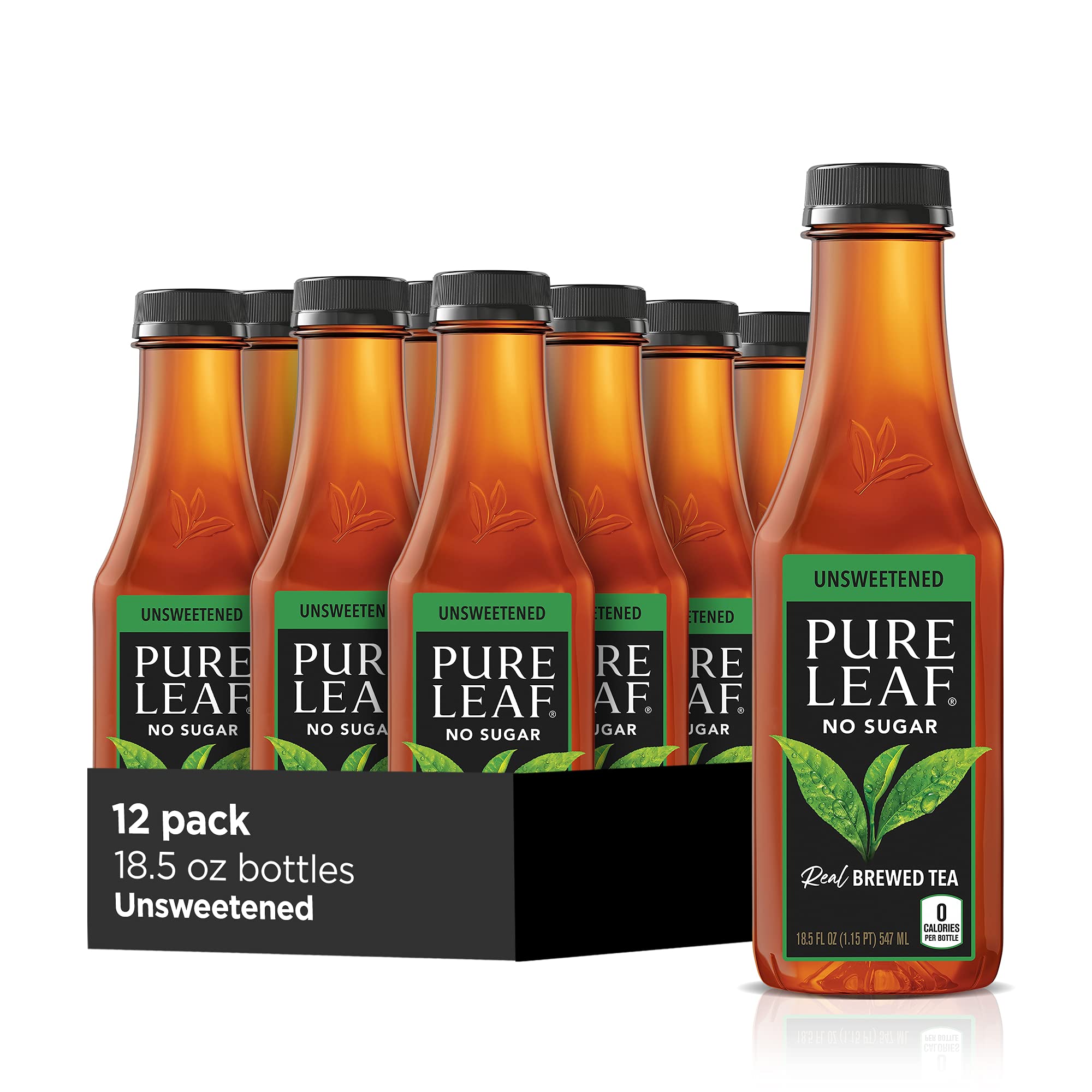 Pure Leaf Real Brewed Unsweetened Black Tea Bottle