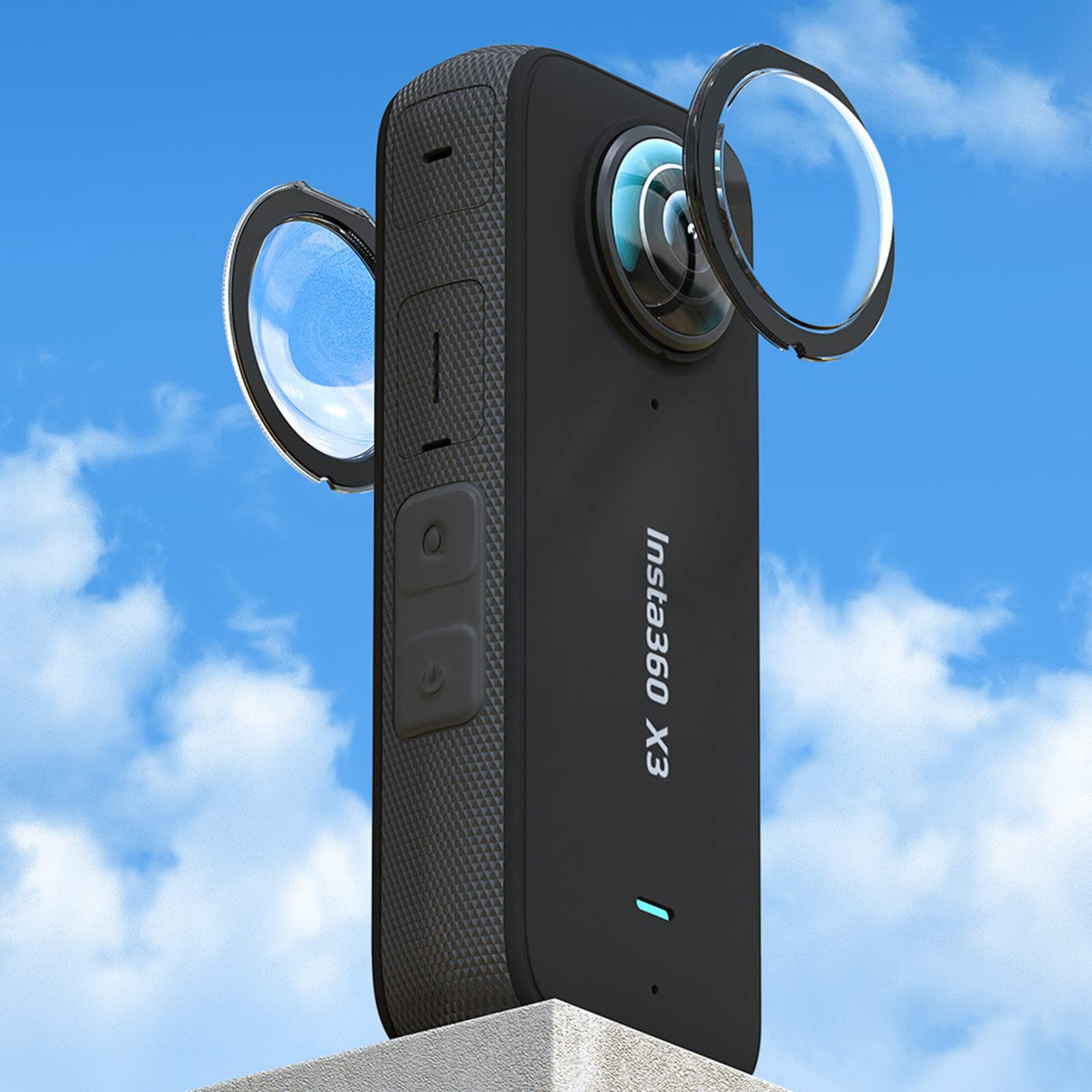 MoriEnzi for Insta360 X3 Lens Guards Lens Protector Cover case