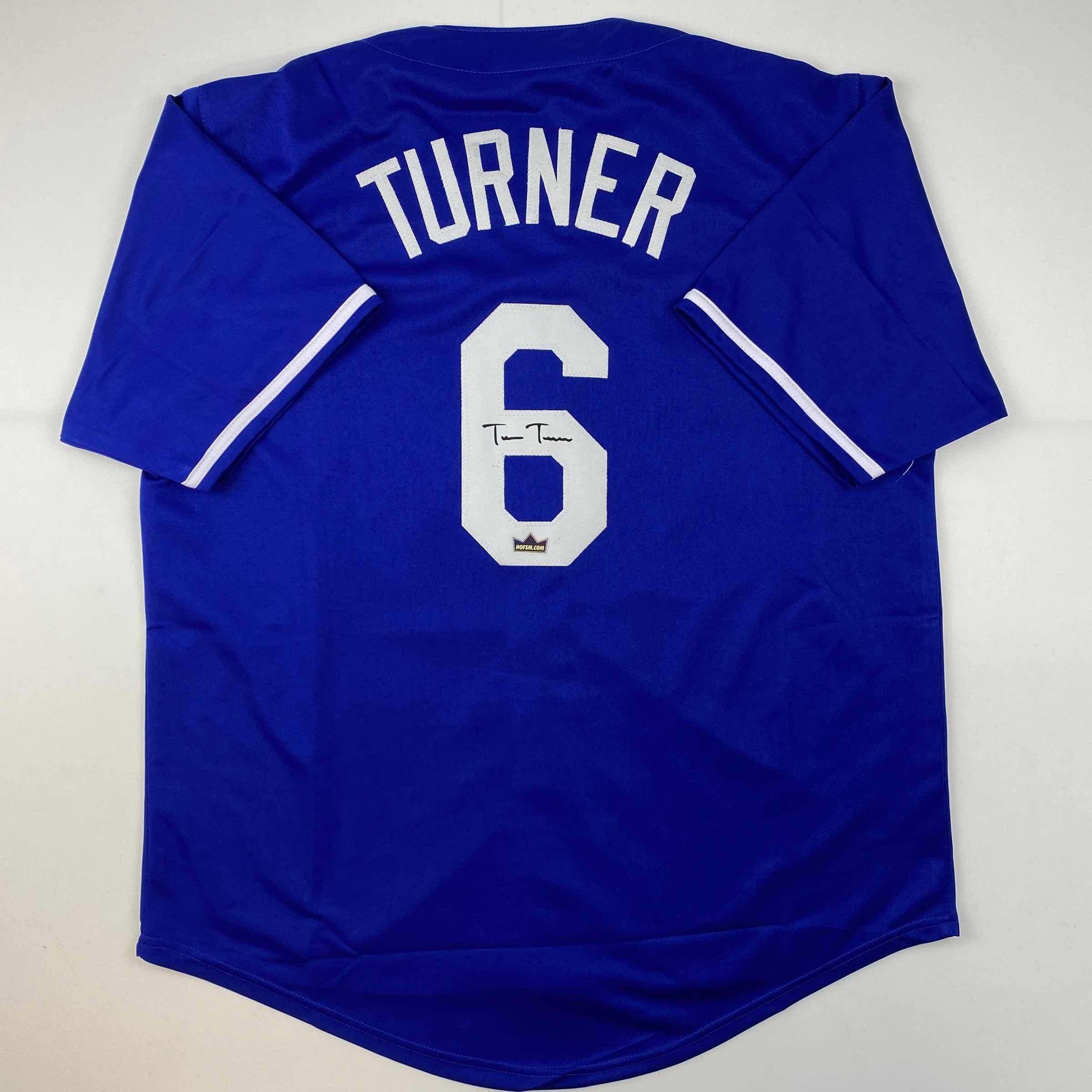 Facsimile Autographed Trea Turner Los Angeles LA Blue Reprint Laser ...