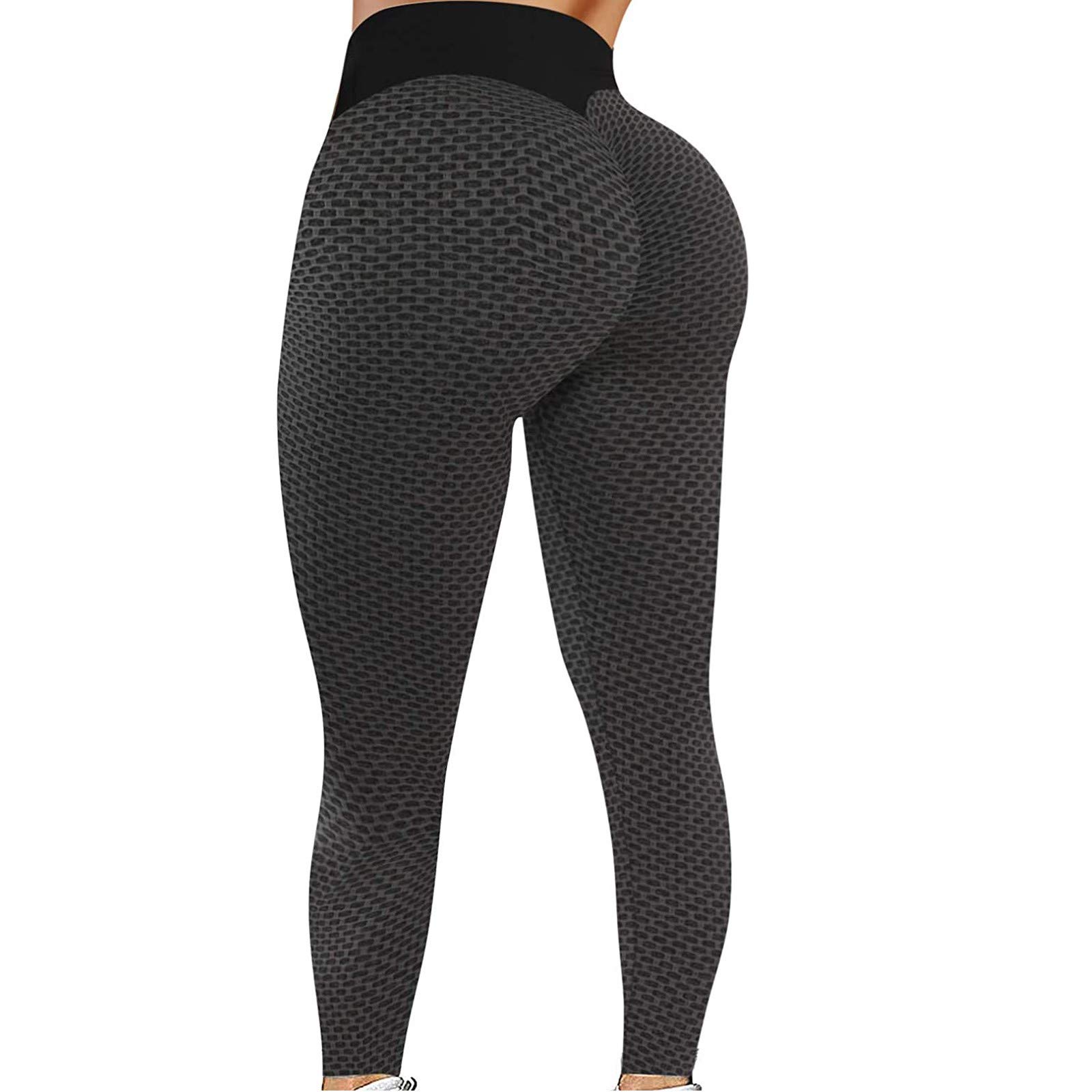 Women Gym Anti Cellulite Yoga Pants Butt Lift Tik Tok Leggings