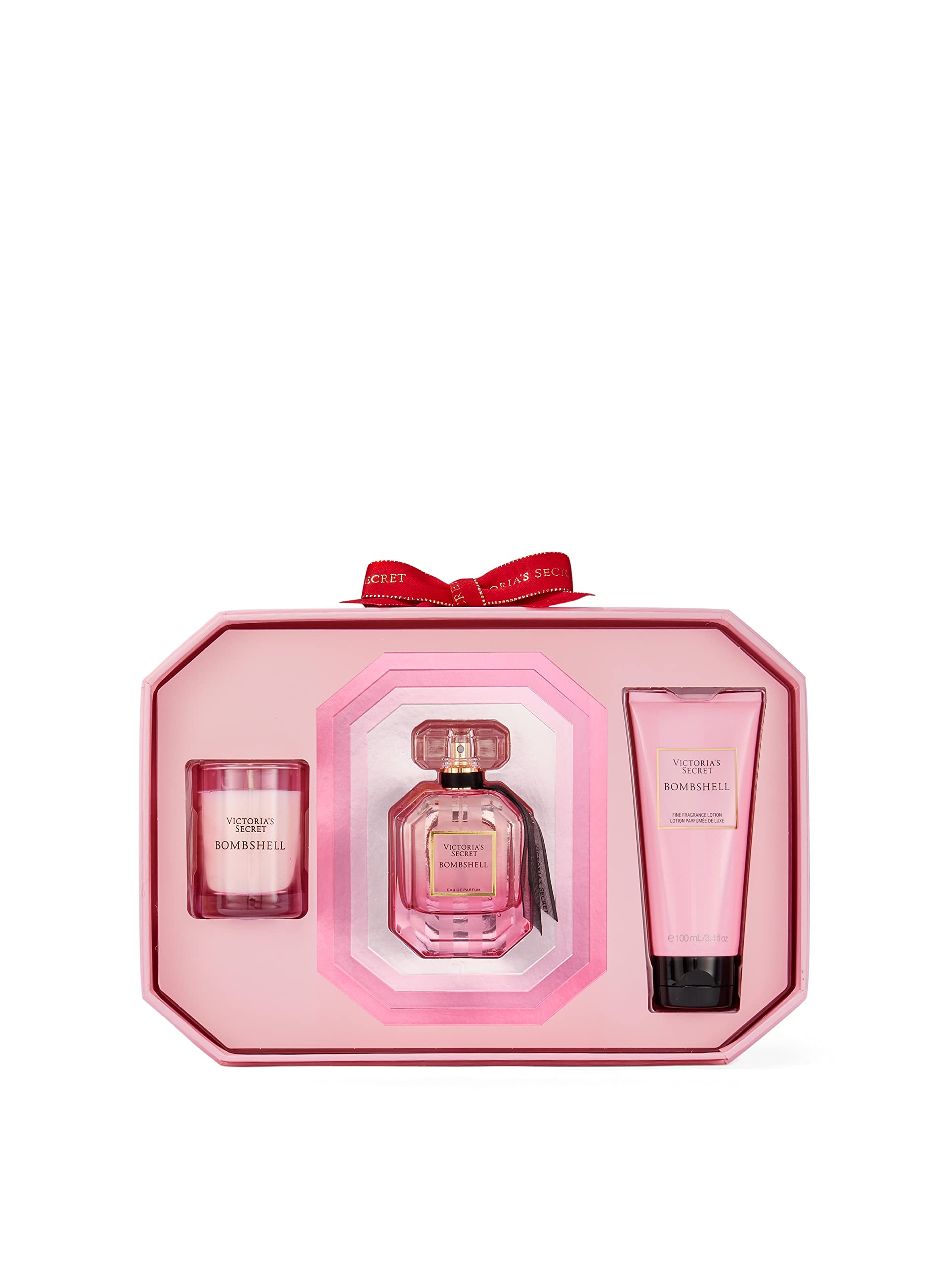 Victoria's Secret Bombshell 3 Piece Luxe Fragrance Gift Set: 1.7