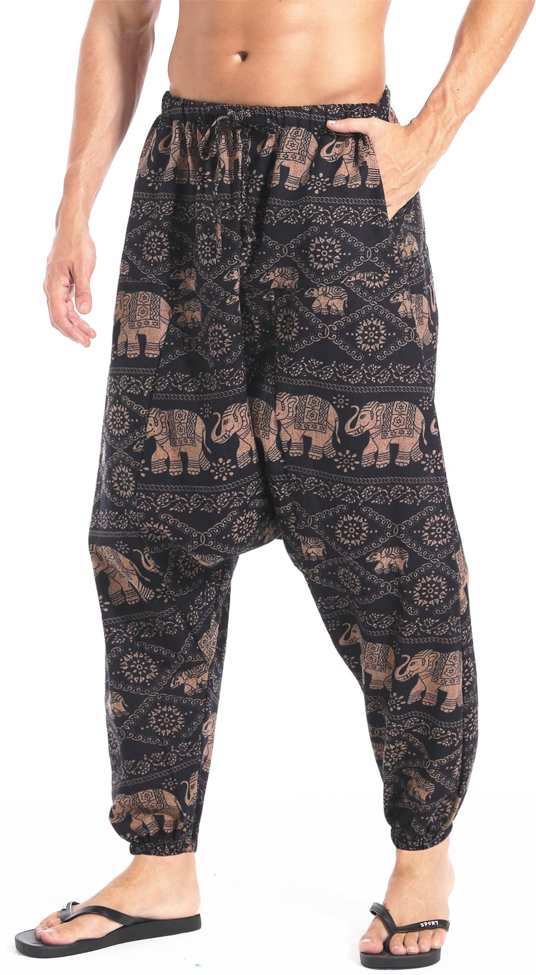Harem Pants Women Men / Boho Yoga Pants / 100% Cotton -  Canada
