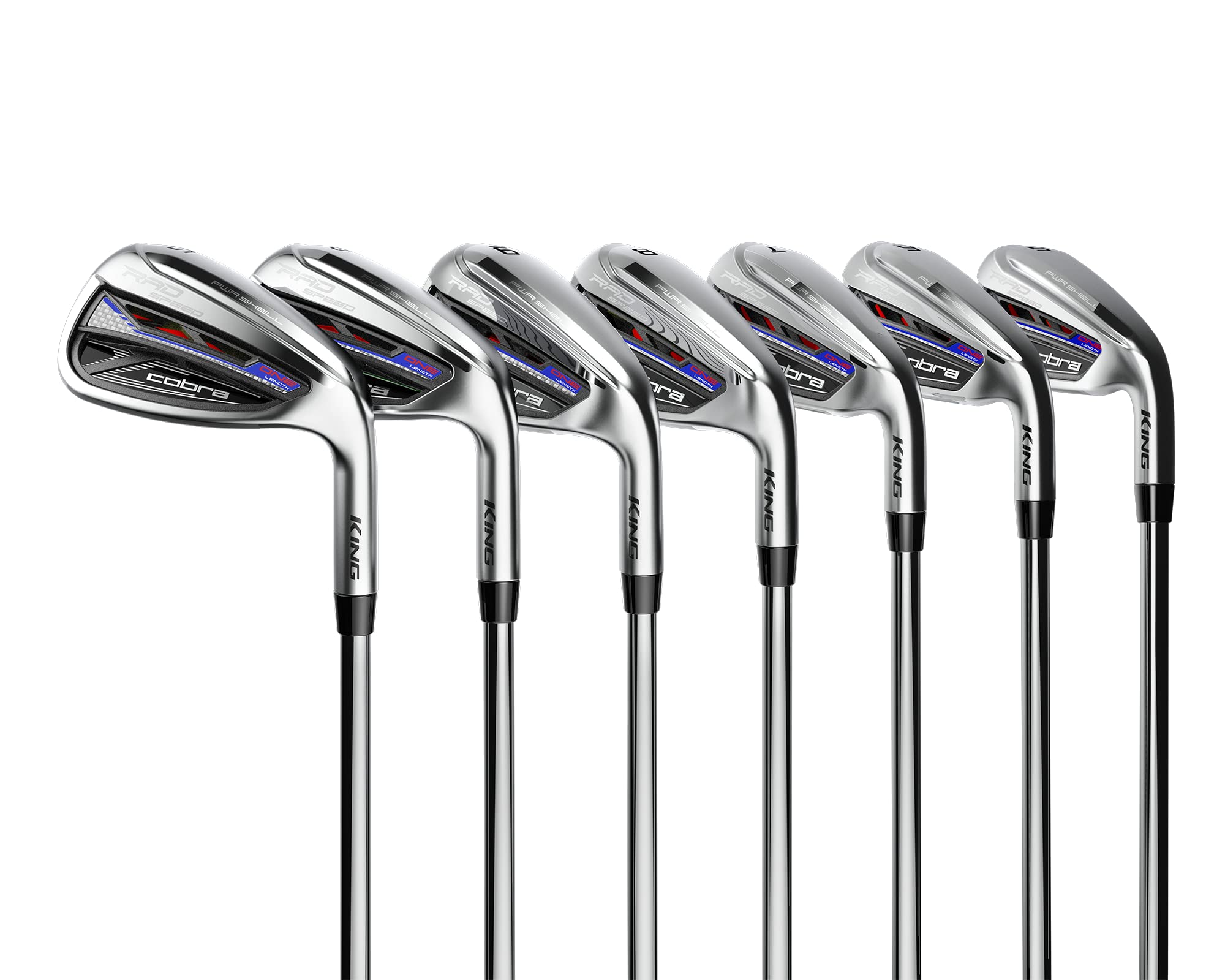 Cobra Golf 2021 Men's Radspeed One Length Iron Set Right KBS Tour