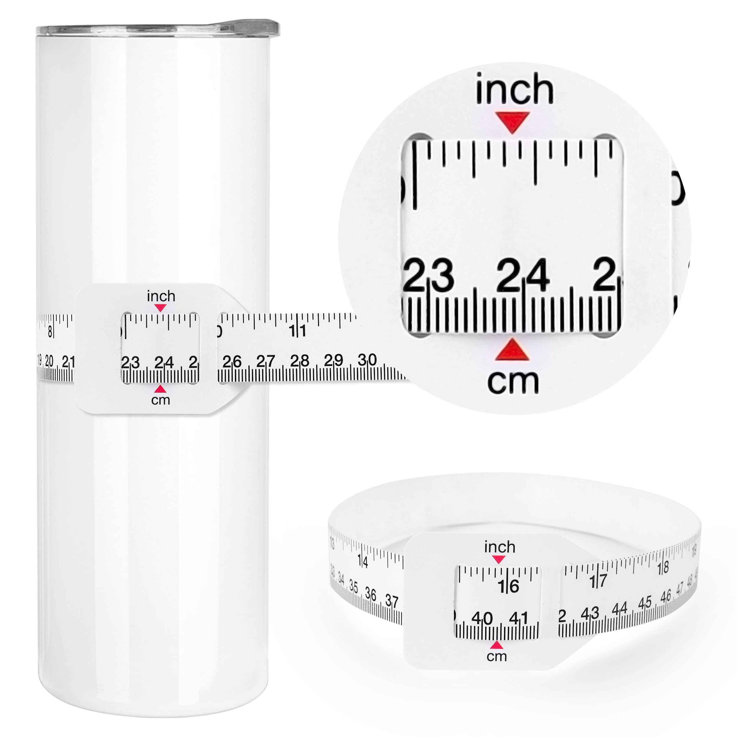 2 Pack Sublimation Blanks Tumblers Width Measurer, Easily Measure The  Height and Width of Your Sublimation Tumblers, Use for Heat Press  Sublimation