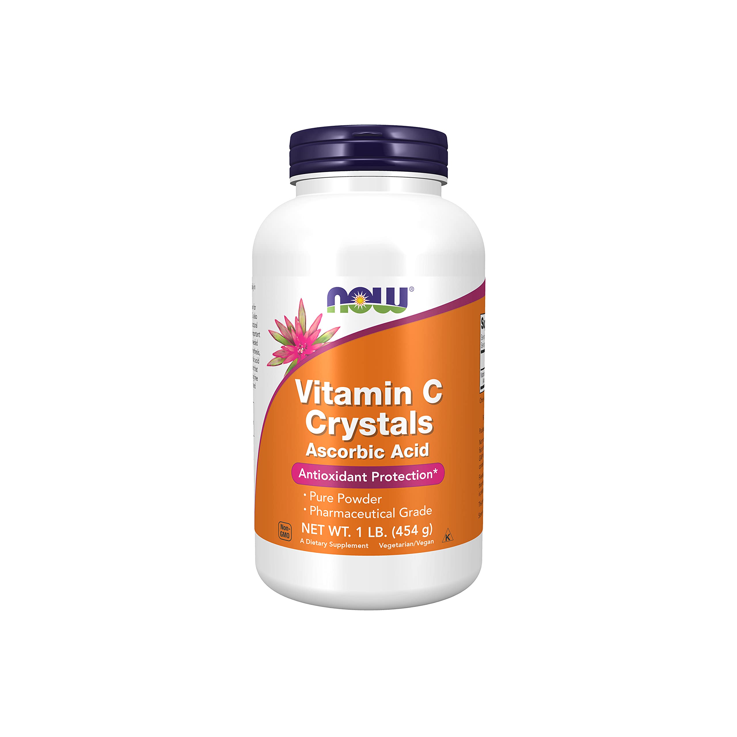 NOW Supplements, Vitamin C Crystals (Ascorbic Acid) Powder