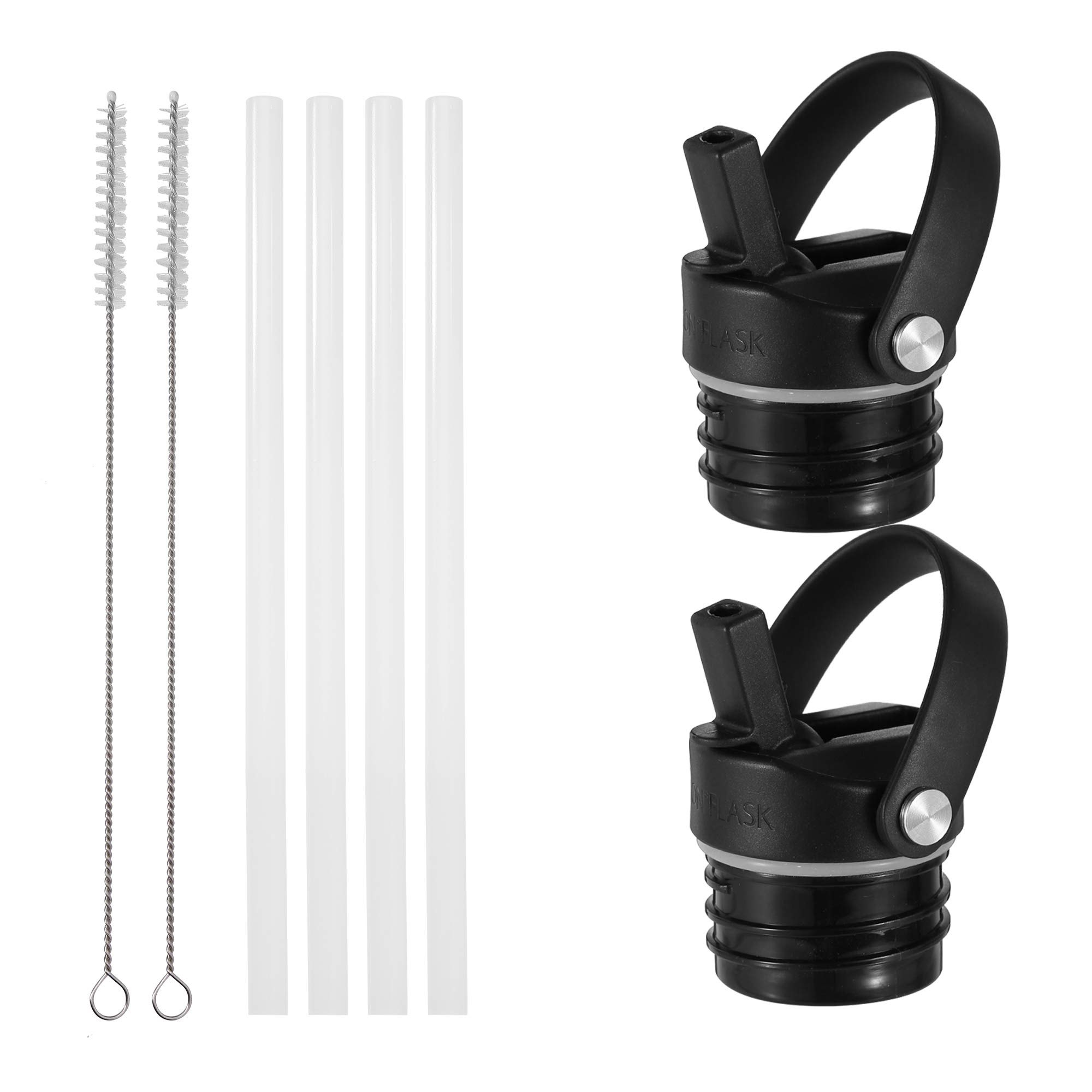 Standard Mouth Straw Lid - Black