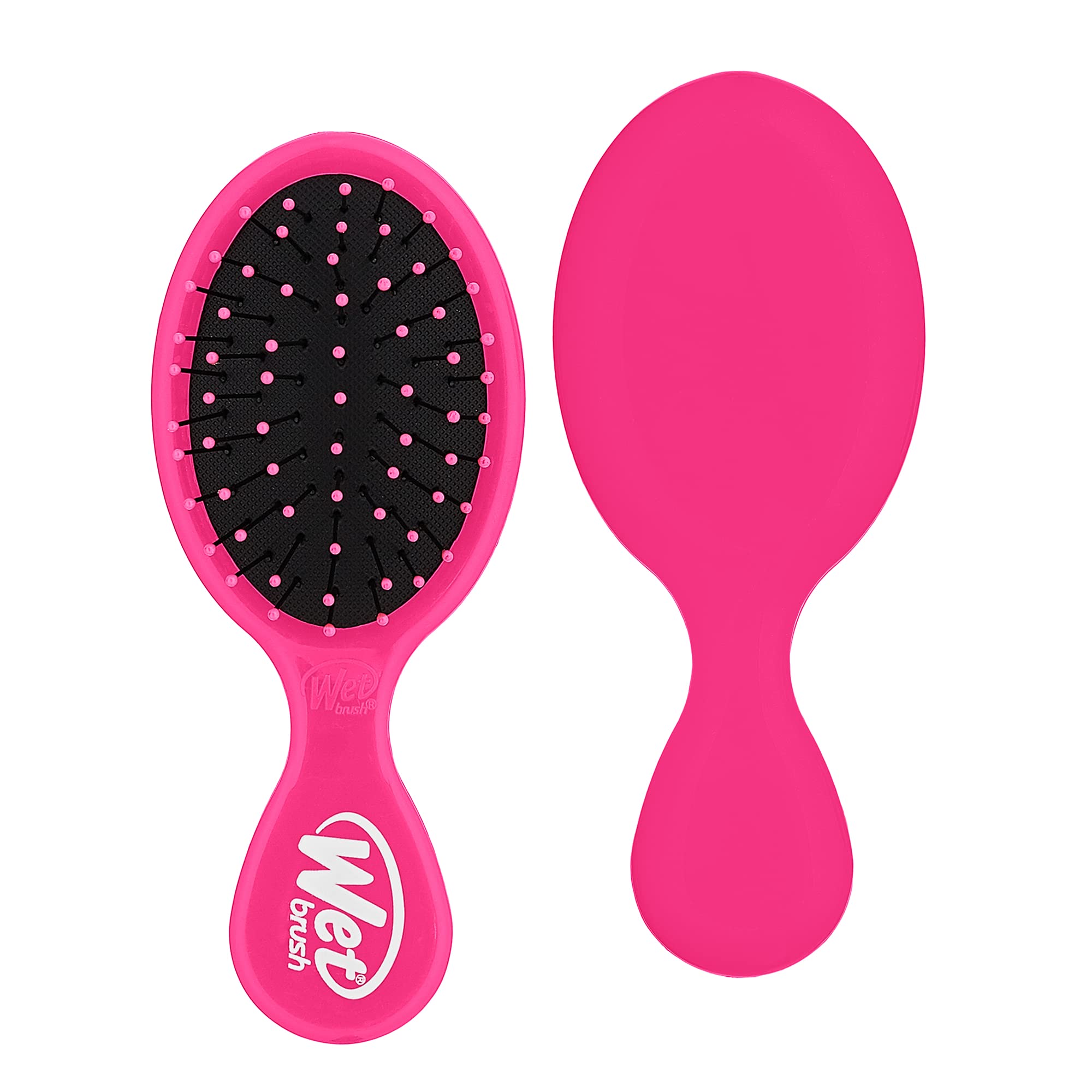 Wet Brush Mini Detangler Hair Brush with IntelliFlex Bristles, Pink