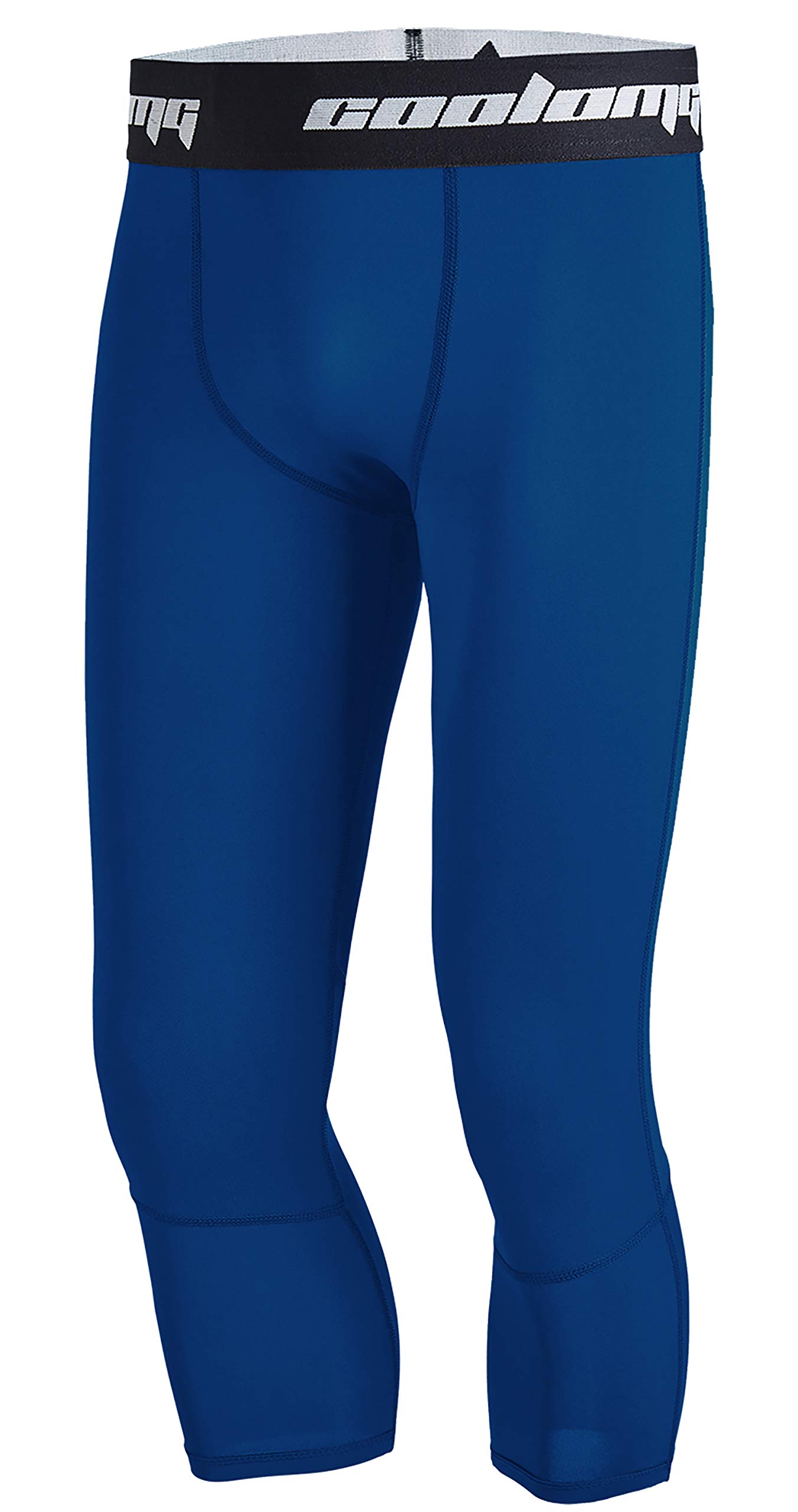 COOLOMG Men Compression Pants Youth Basketball Tights Running