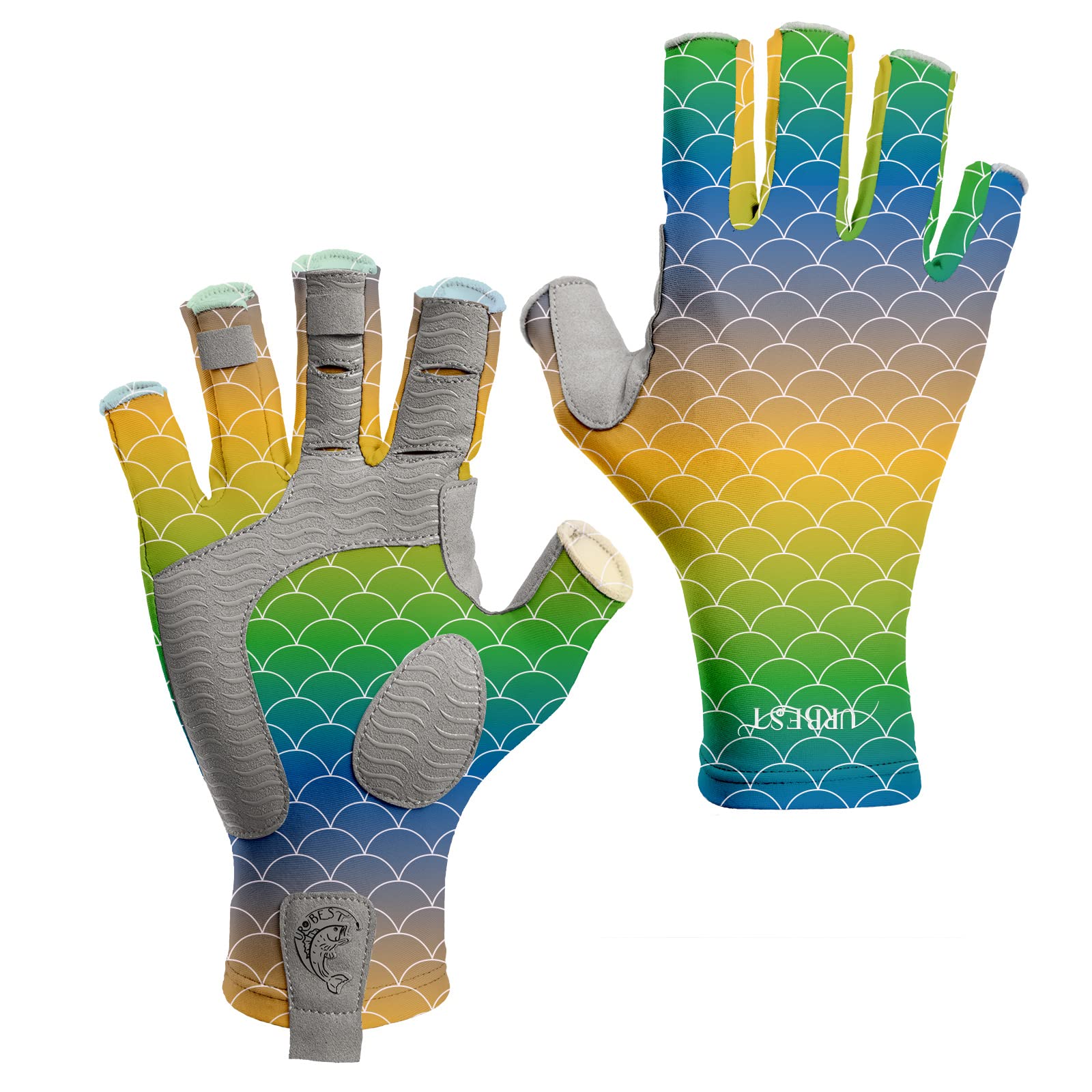 Fishing Gloves for Men and Women, Half Finger Gloves for Rowing, Sailing,  Hiking, and Kayaking, Quick