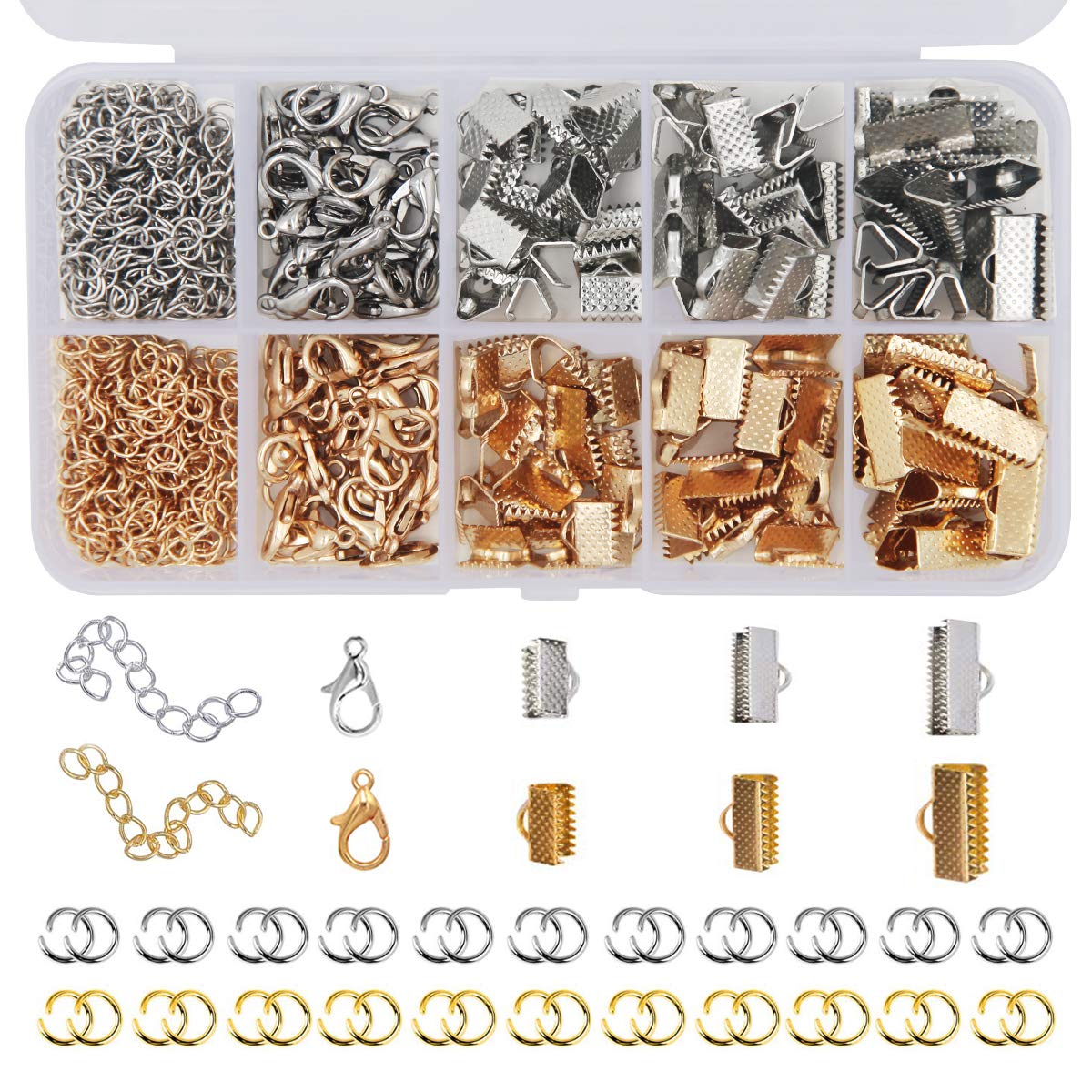 Buy SUNNYCLUE 1 Box 925 Sterling Silver Bail Beads Pinch Clip Bail Clasps  Charms Pendant Bails Jewellery Findings Clasp Connectors for Earring Bracelet  Jewellery Making Supplies DIY Craft Online at desertcartINDIA