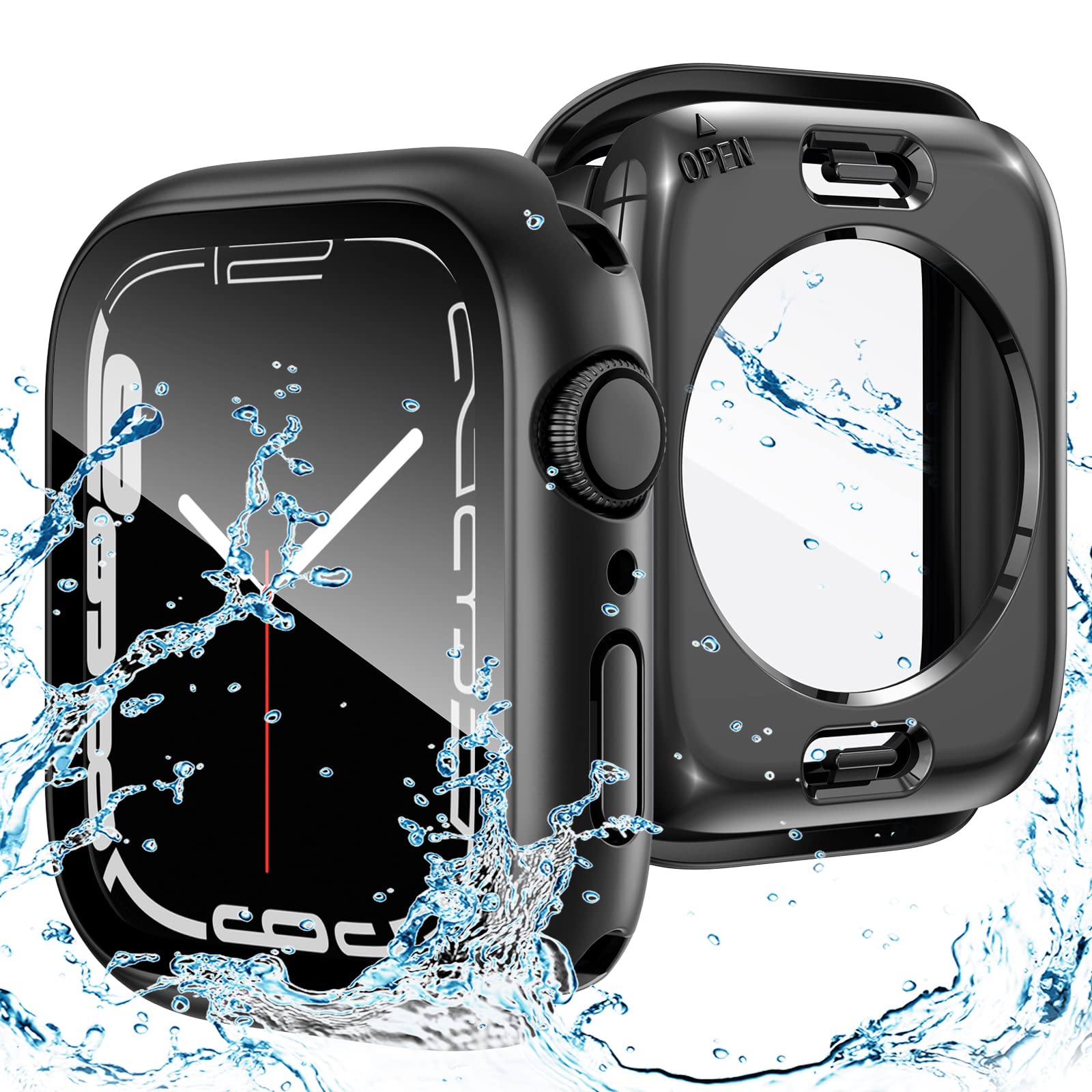 Silver Apple Watch Series 8 45mm Protective Case