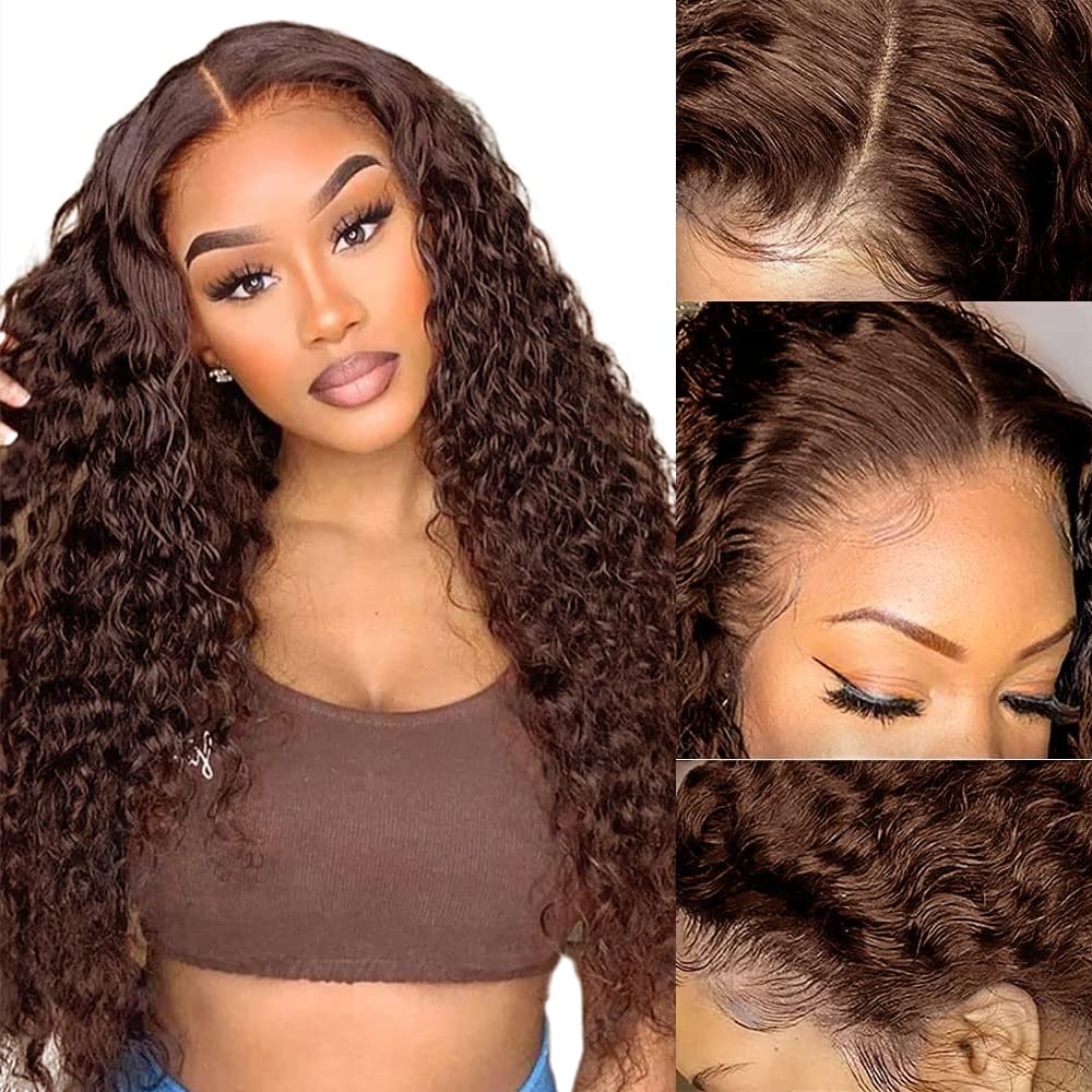 New Braided Wigs Synthetic Lace Front Wigs 28 inches Braided Wigs With Baby  Hair Brown Transparent