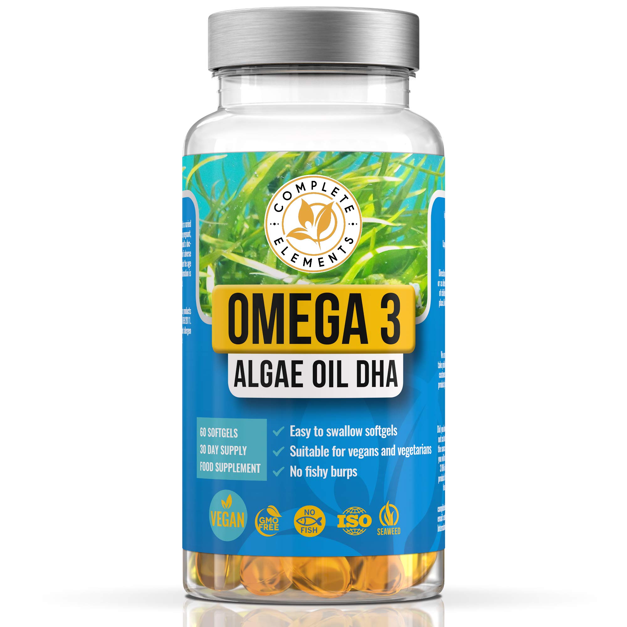 Vegan Omega 3 Algae Oil Sustainable Algal Alternative to Fish