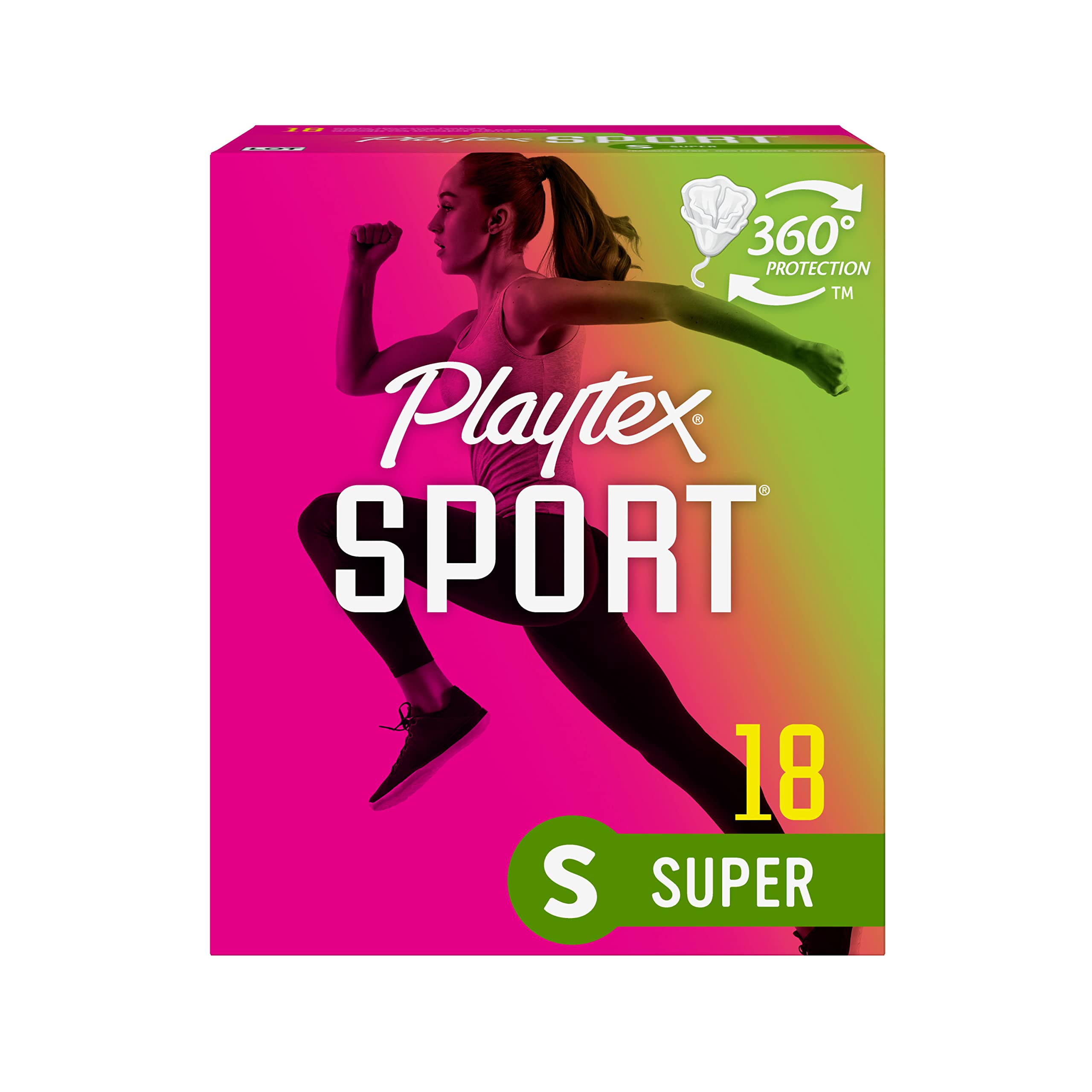 Sport Tampons, Super Absorbency, Fragrance-Free - 18ct