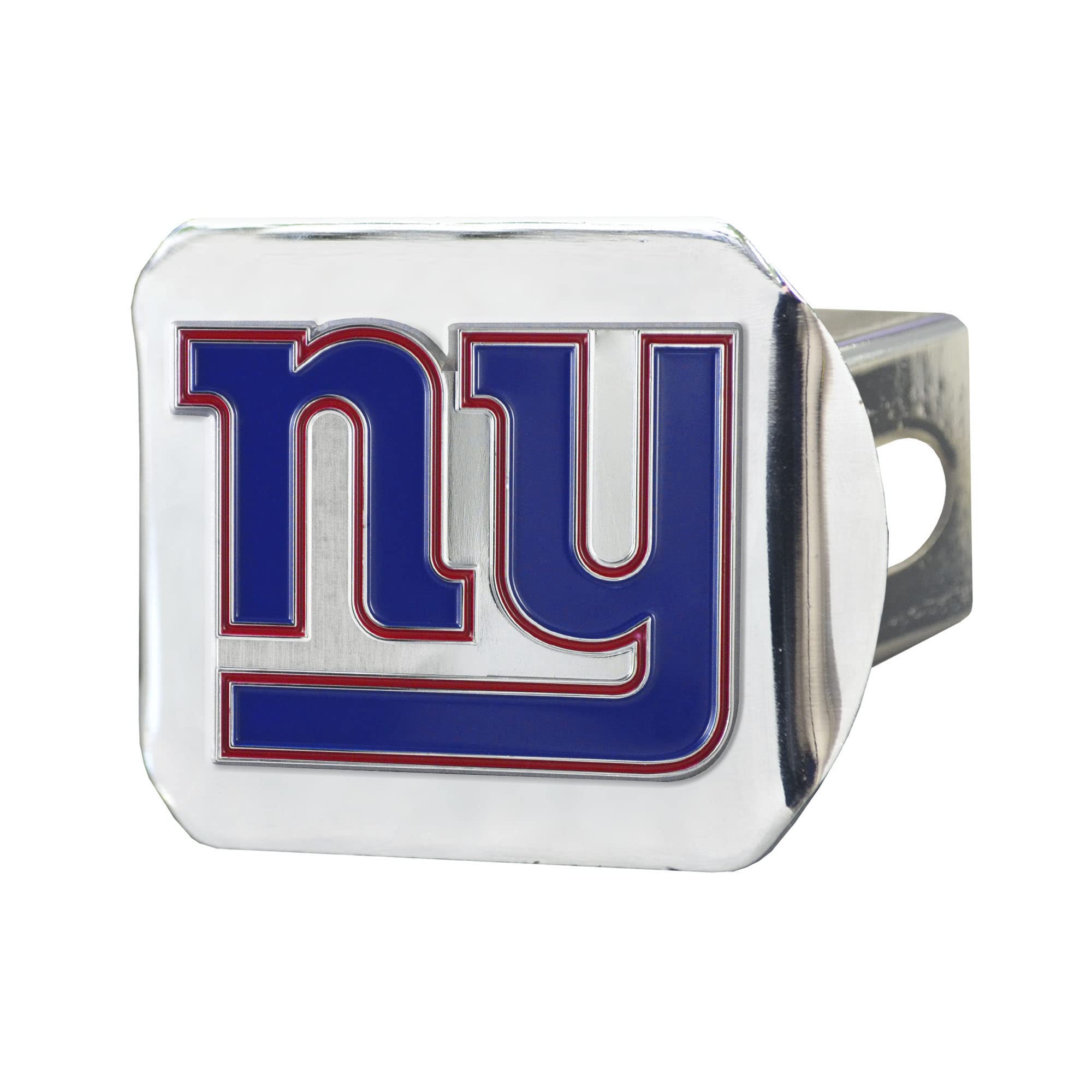 : New York Giants NFL Black Metal Hitch Cover with 3D