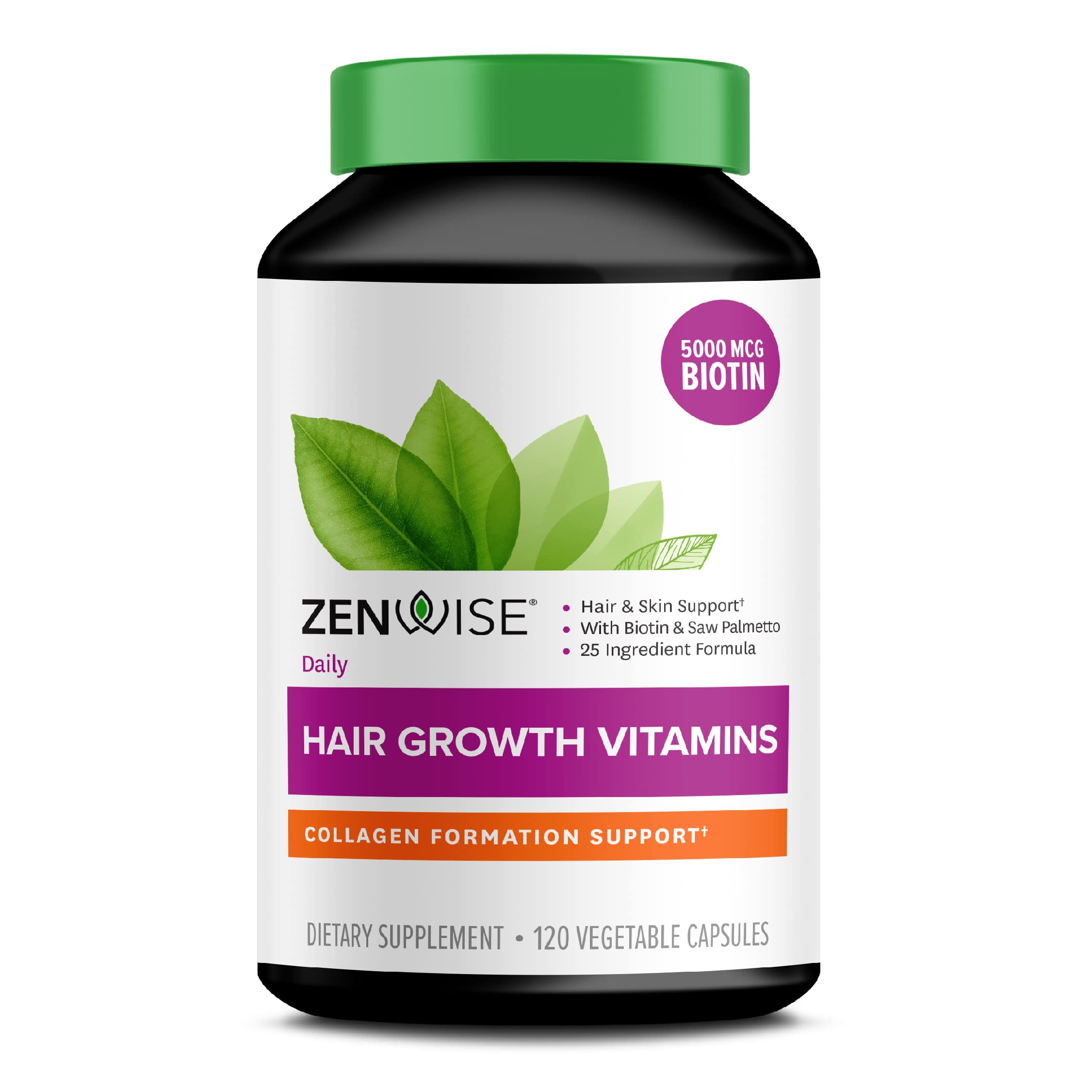 Gosupps Com Zenwise Health Daily Hair Growth Vitamins 1 Vegetable Capsules