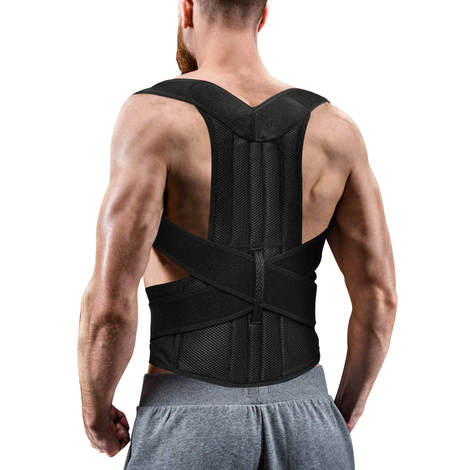 Back Brace Posture Corrector for Women and Men Back Lumbar Support Shoulder Posture  Support for Improve Posture Provide and Back Pain Relief -  Canada