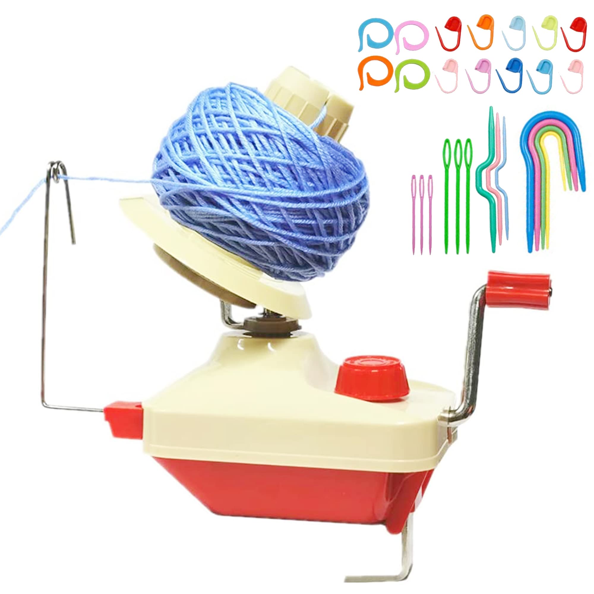 Household Yarn Winder Yarn Ball Spinner Roller, Hand Operated Portable  Essential Tools Assemble Easily Winding Wool Winder - AliExpress