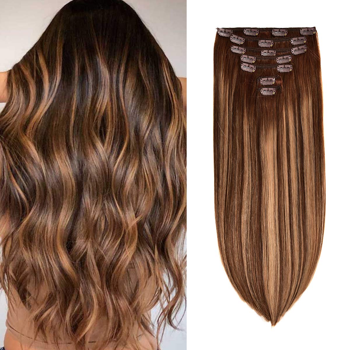 Clip in hotsell hair extensions 4/27