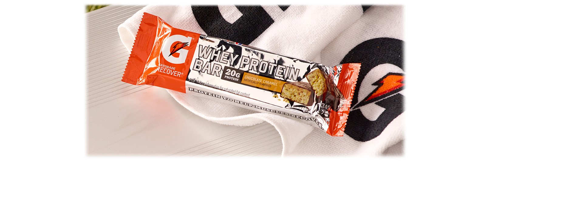 Gatorade Whey Protein Bars, Chocolate Chip, 20g Protein, 6 Count