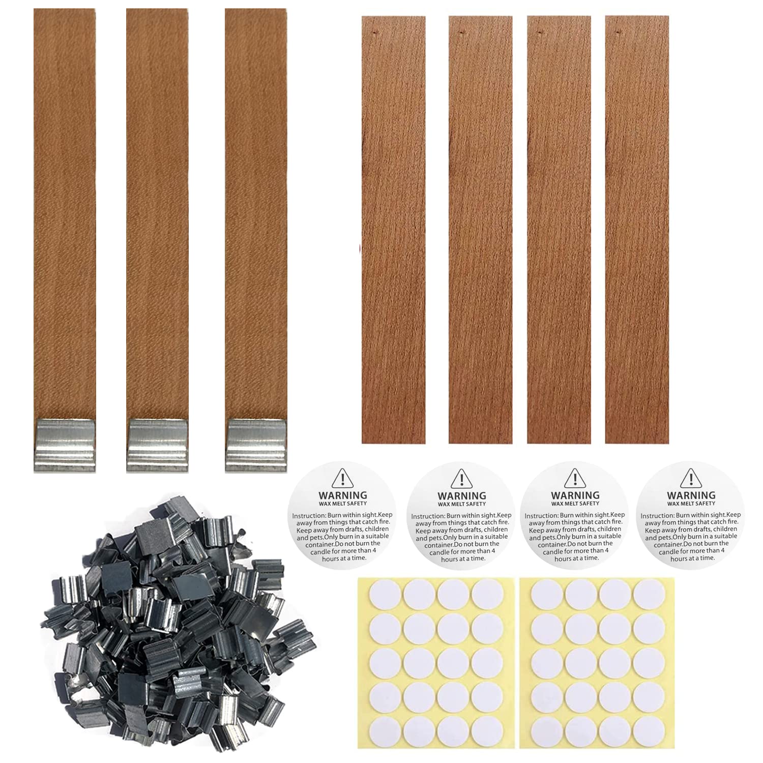 50 Pieces Wooden Candle Wick Holders for Candle Making, Candle Wick  Centering Device, DIY Candle Making Accessories
