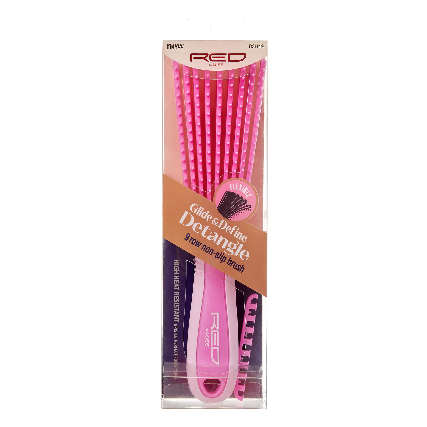 RED BY KISS  Hard Wave Bristle Brush – Taylor Made Beauty Supply